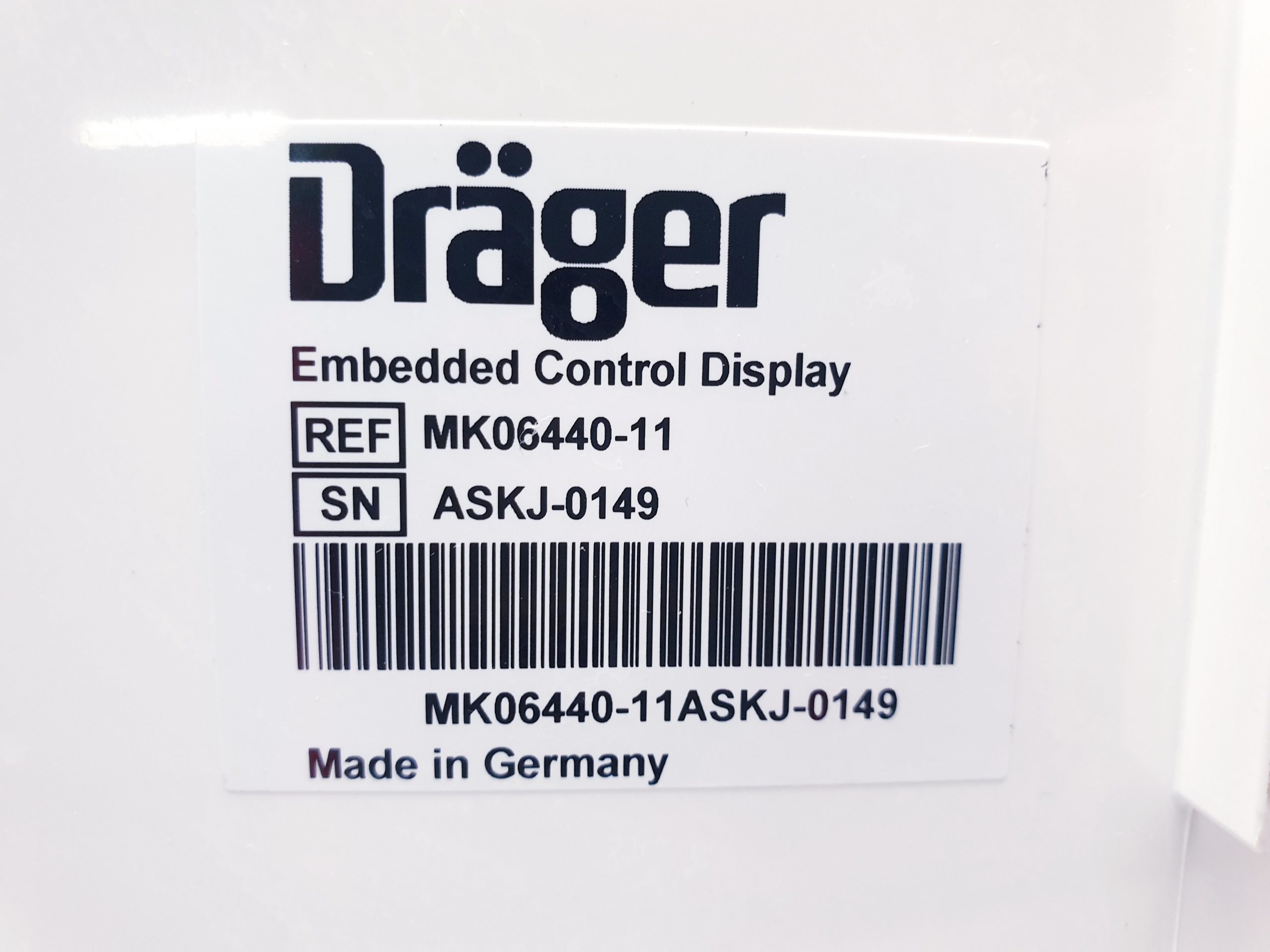 Dräger Draeger Monitor Display MK06440-11 thumbnail 9