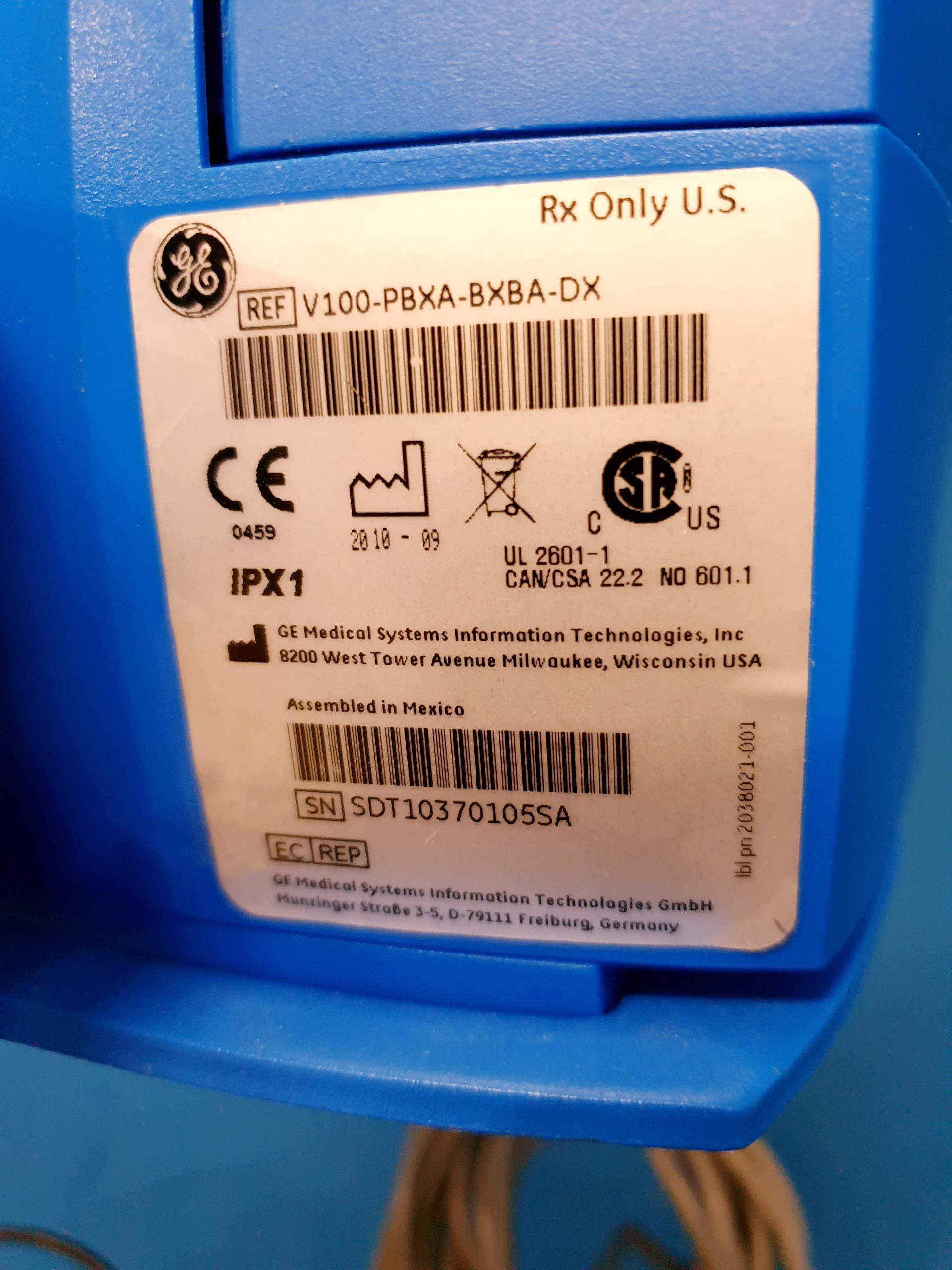 GE Carescape V100 V 100 Patientenmonitor – Fahrbar thumbnail 11