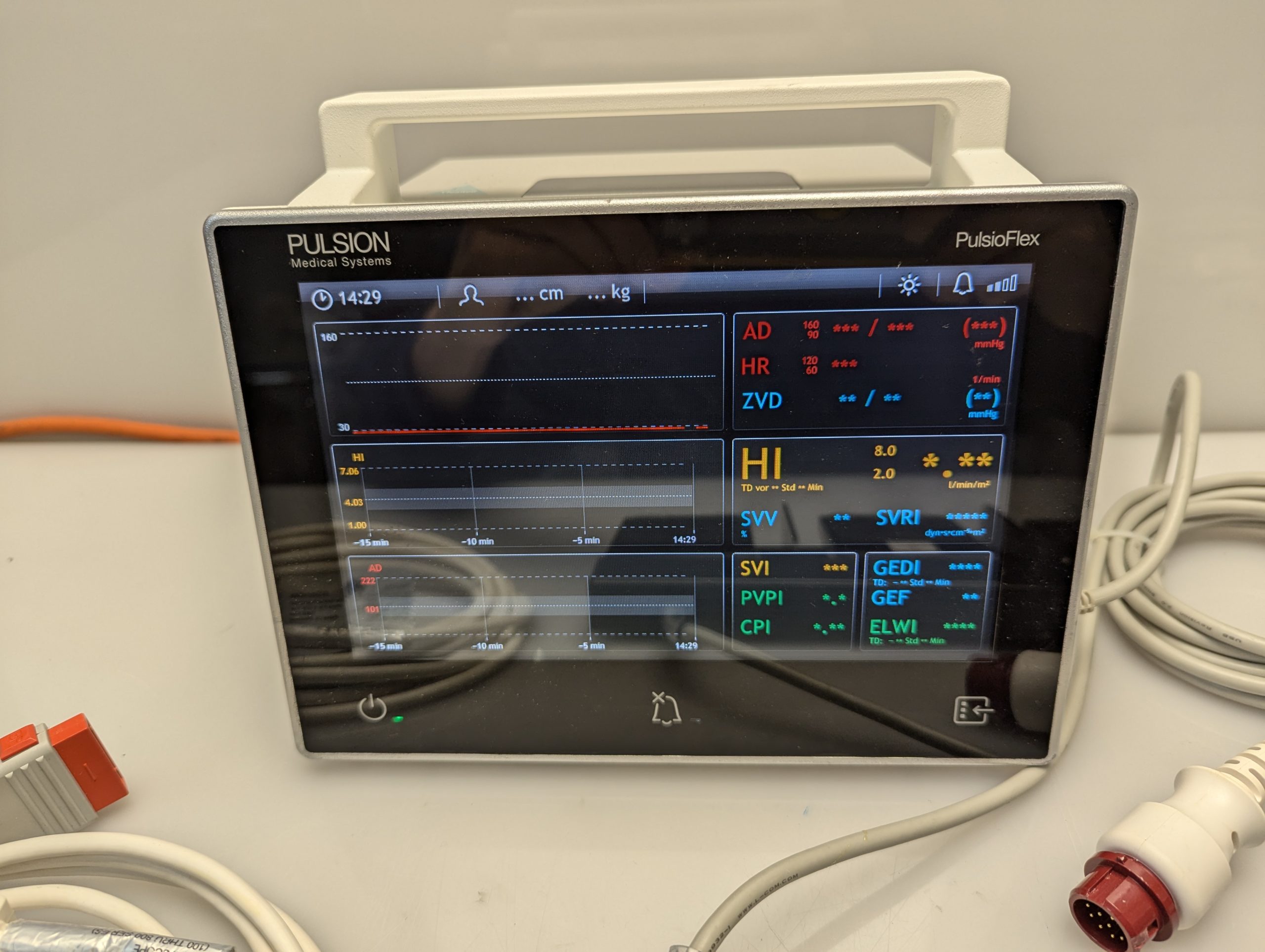 Pulsion PULSIOFLEX PC400 Überwachungsmonitor mit Zubehör thumbnail 2