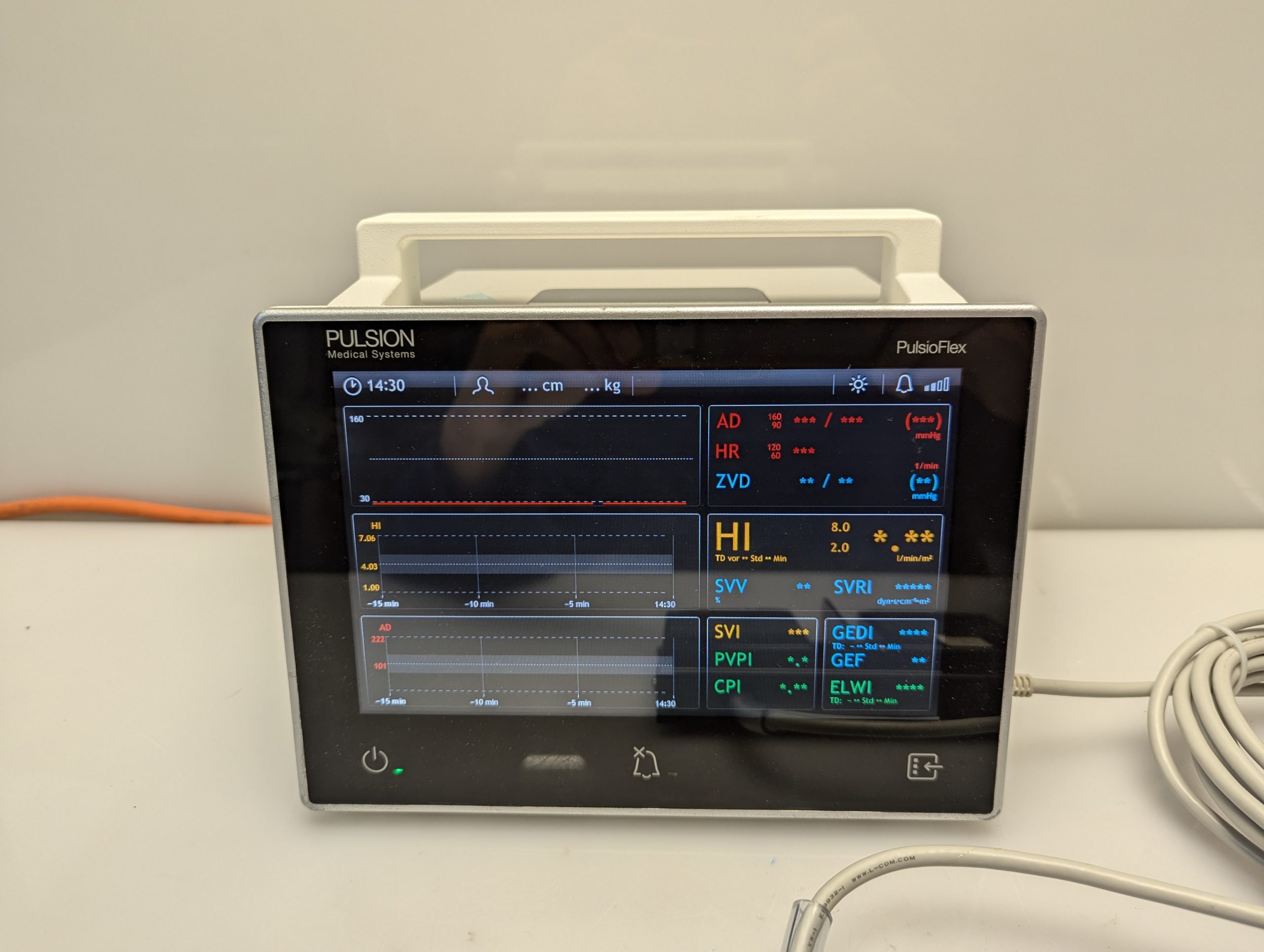 Pulsion PULSIOFLEX PC400 Überwachungsmonitor mit Zubehör thumbnail 5
