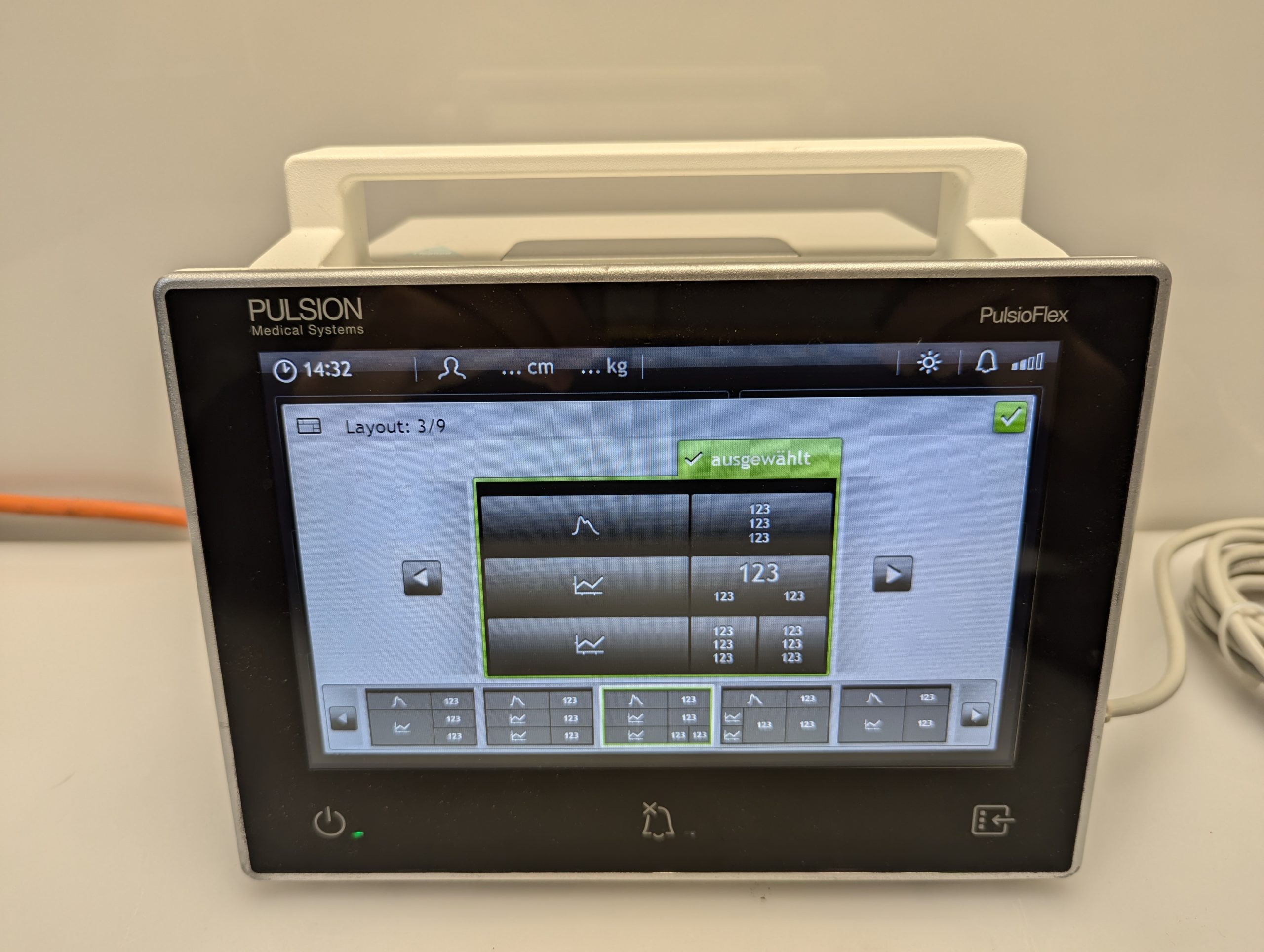Pulsion PULSIOFLEX PC400 Überwachungsmonitor mit Zubehör thumbnail 10
