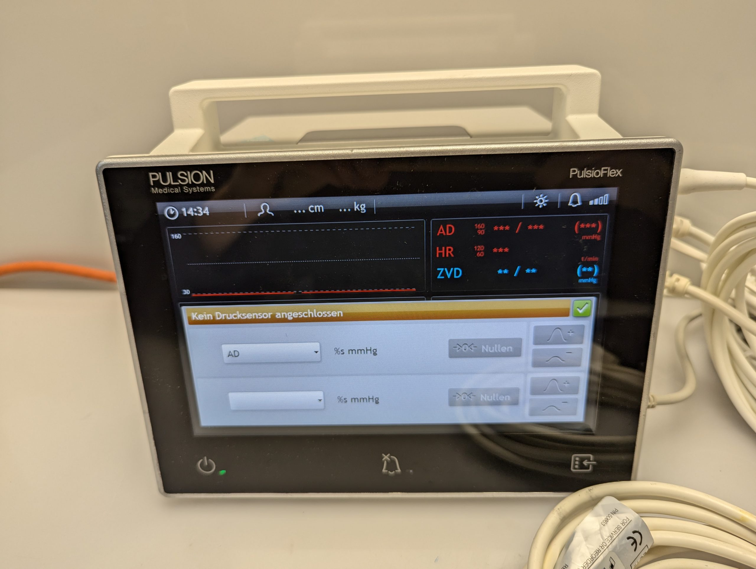 Pulsion PULSIOFLEX PC400 Überwachungsmonitor mit Zubehör thumbnail 15