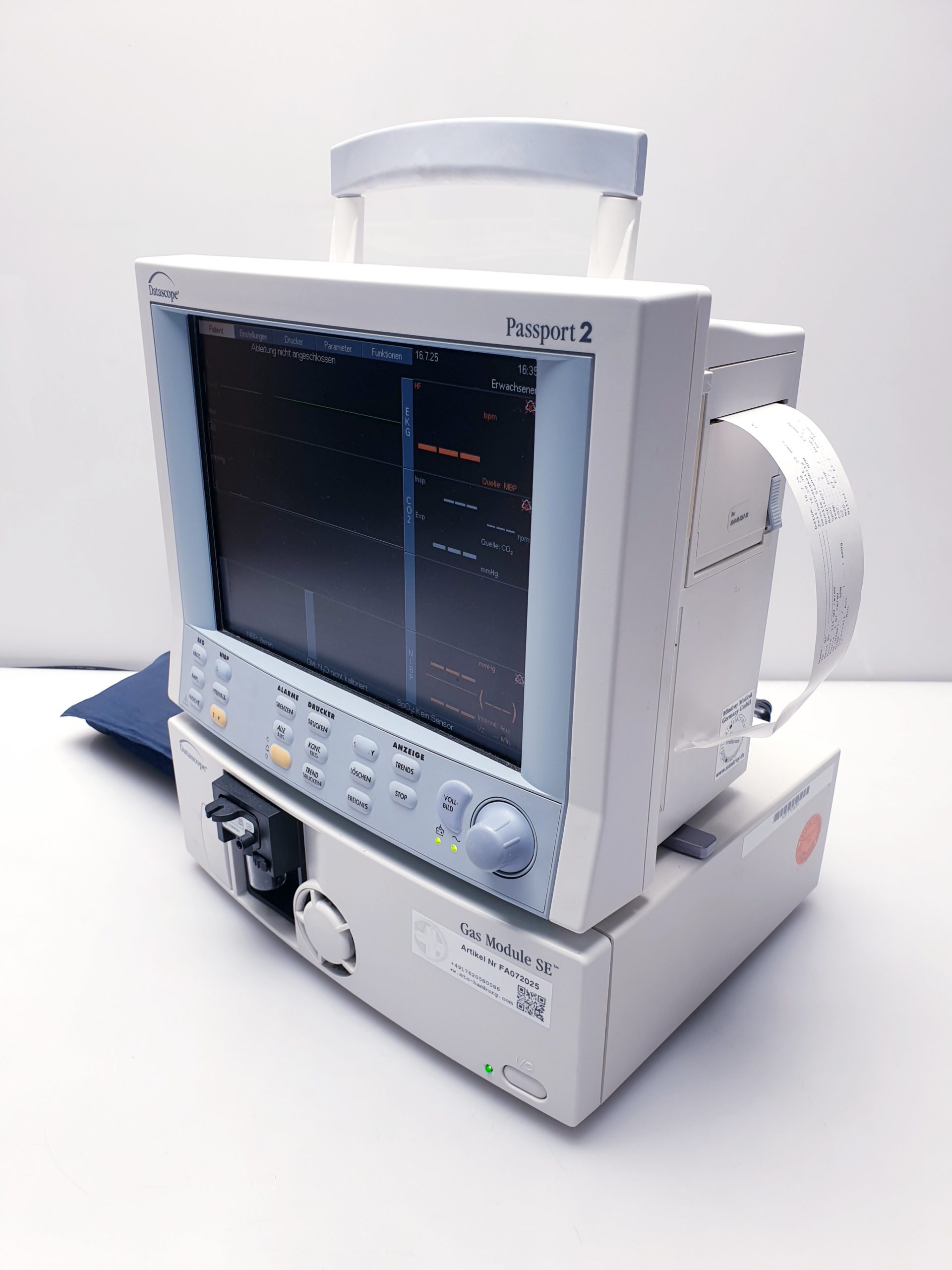Datascope Passport 2 + Gas Module SE – Überwachungsmonitor – Anästhesie thumbnail 6