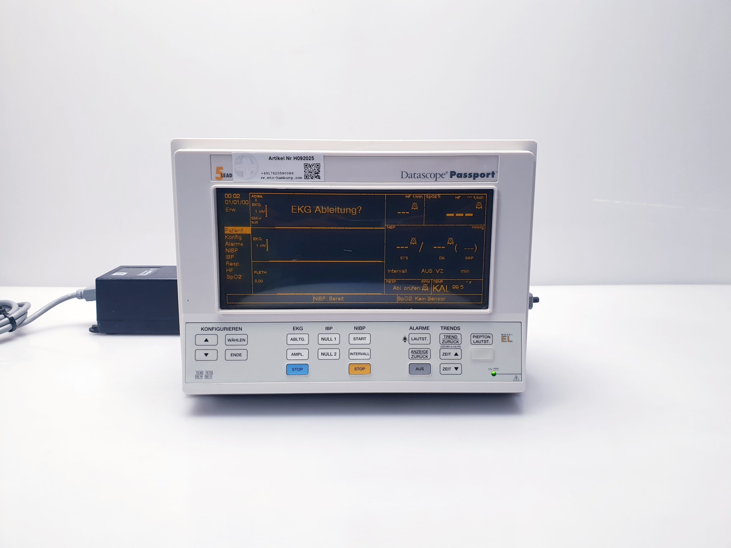 Datascope Passport Überwachungsmonitor Ohne Zubehör — image 1 of 8