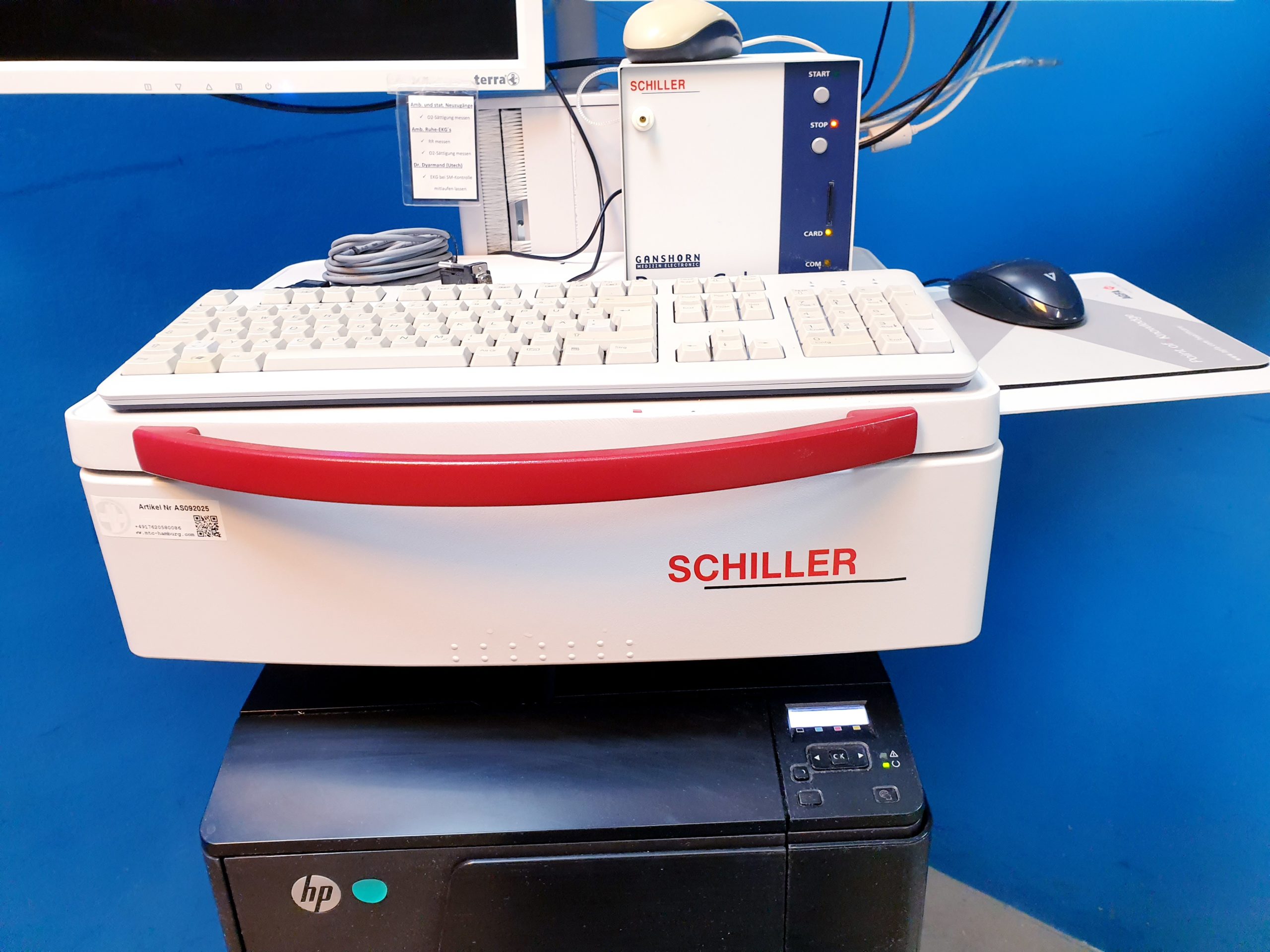 Ganshorn Schiller PowerCube AT-104 PC Ergospirometrie Einheit thumbnail 7