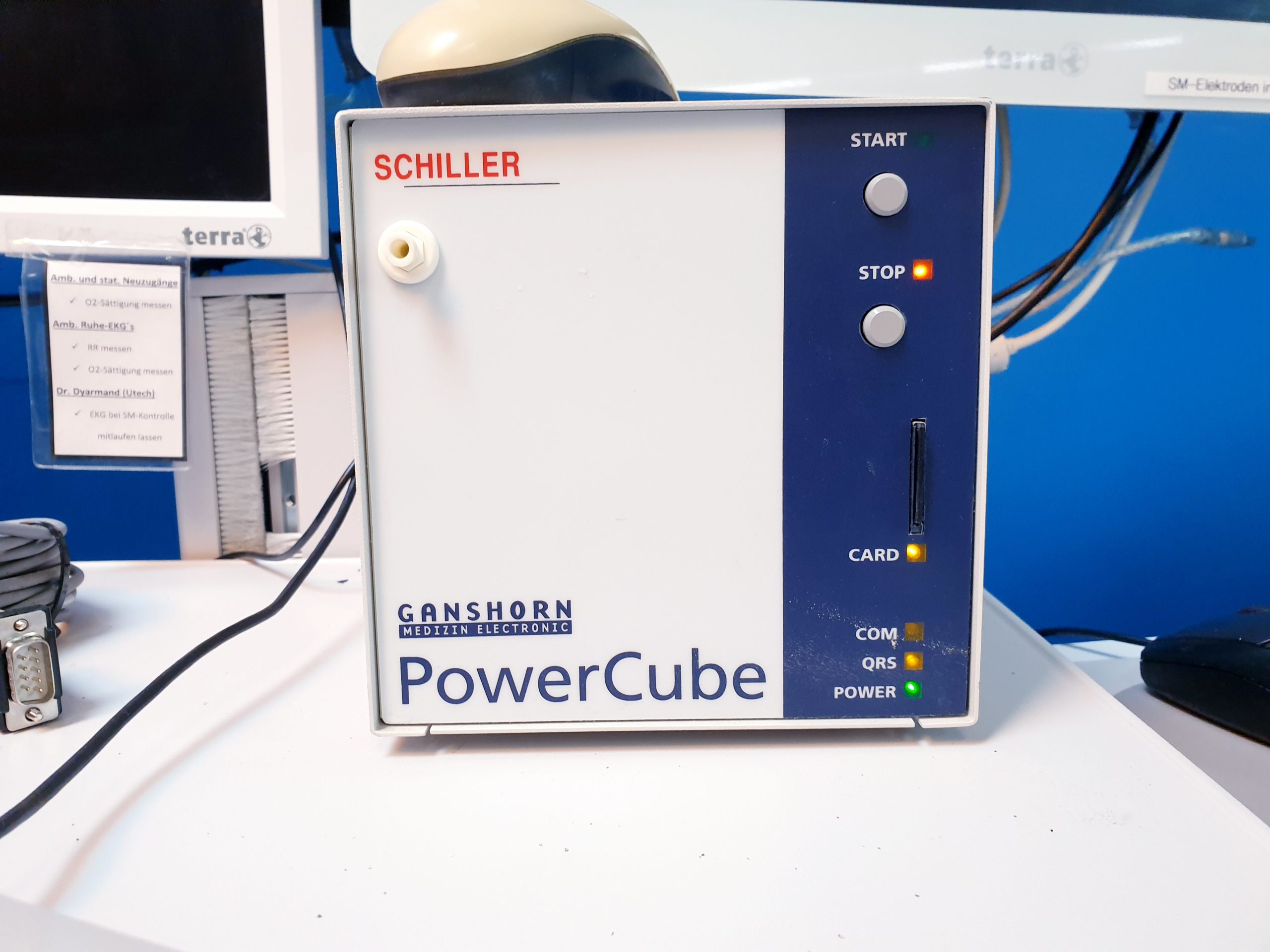 Ganshorn Schiller PowerCube AT-104 PC Ergospirometrie Einheit thumbnail 8