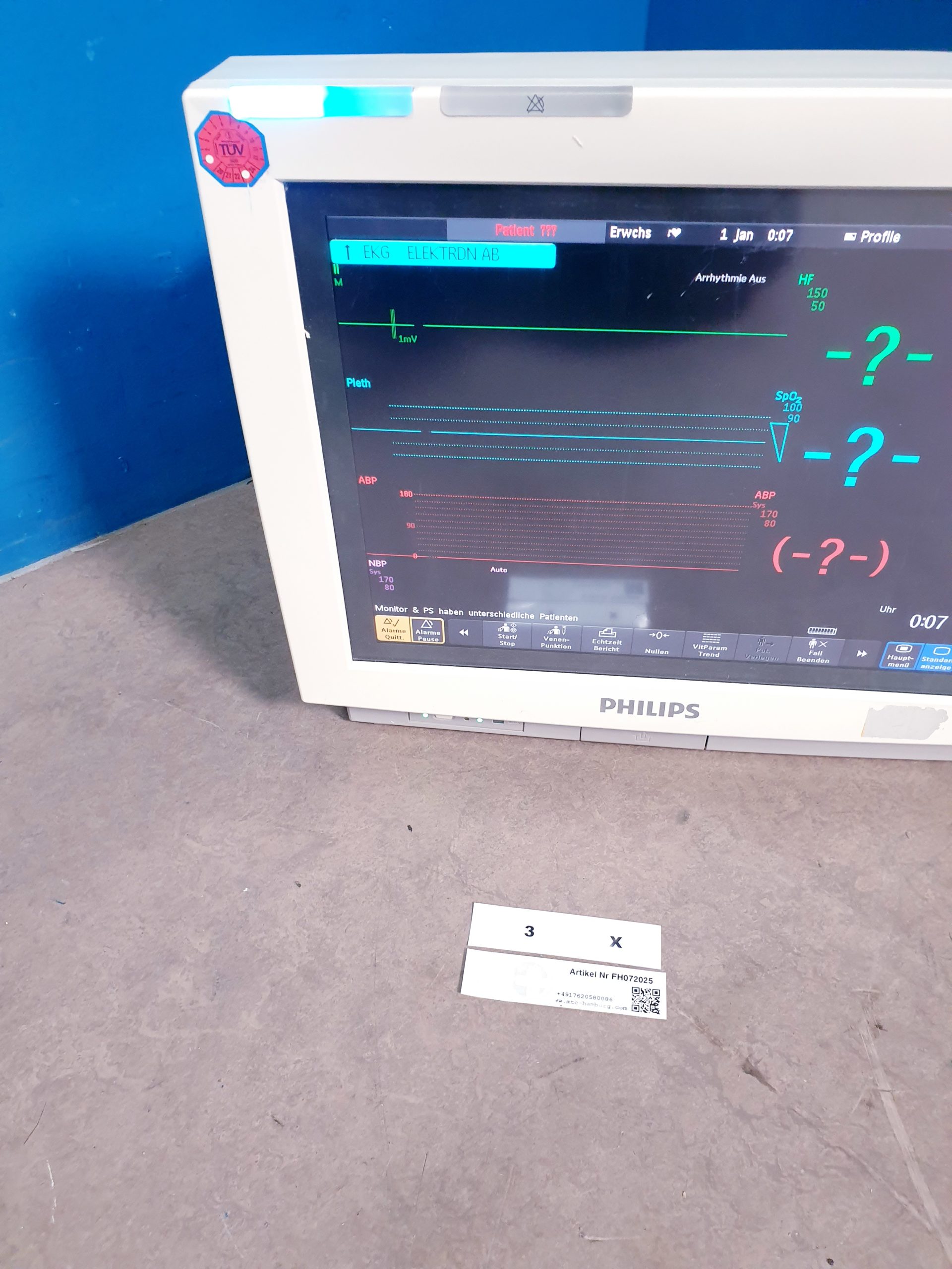 Philips IntelliVue MP70 – MP 70 + IntelliVue X2 Modul thumbnail 4