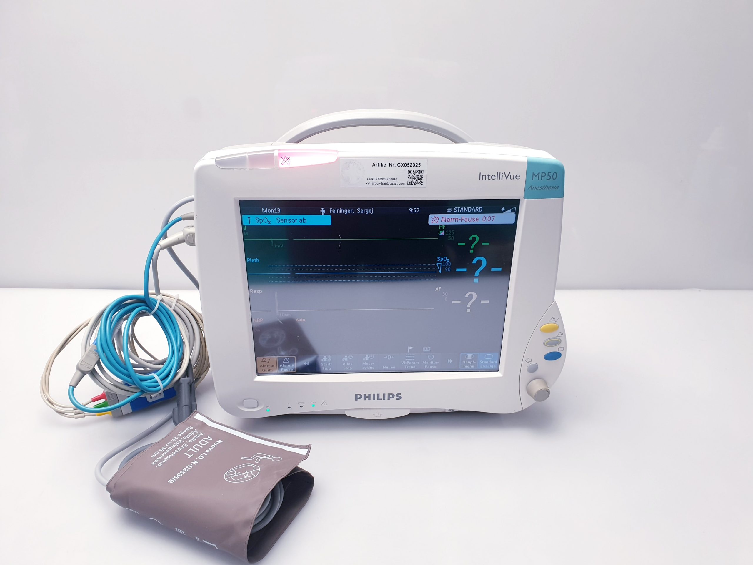 Philips MP50 – X2 Modul – tcpO2 mit Zubehör thumbnail 5