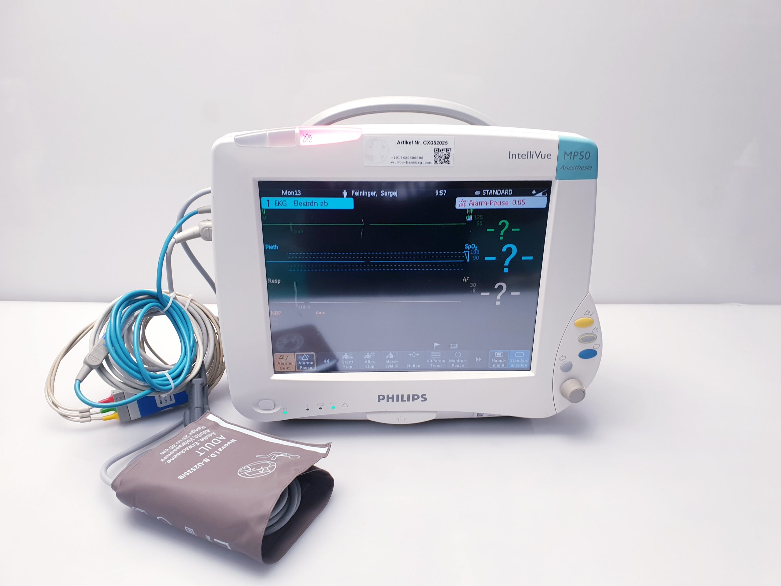 Philips MP50 – X2 Modul – tcpO2 mit Zubehör thumbnail 6