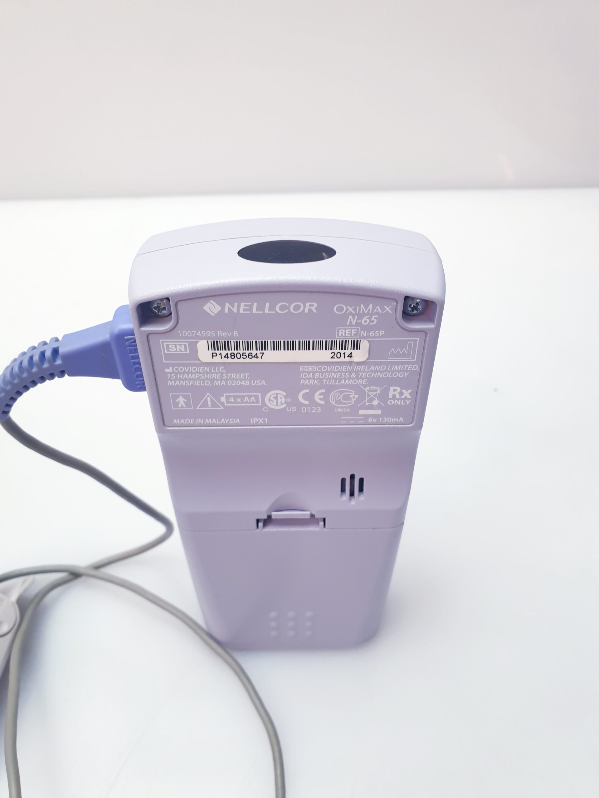 Nellcor N-65 (N65) OxiMax Pulsoximeter mit Fingersensor thumbnail 5