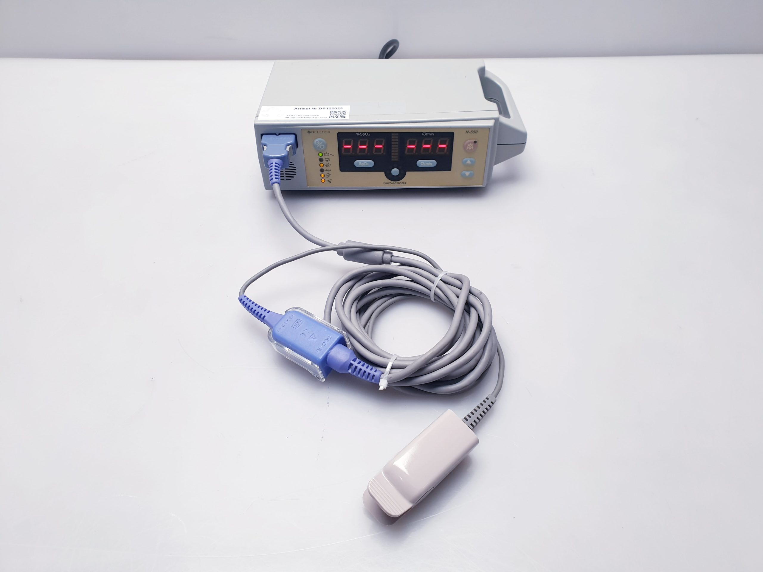 Nellcor N-550 N550 SpO2 Pulse Oximeter thumbnail 2