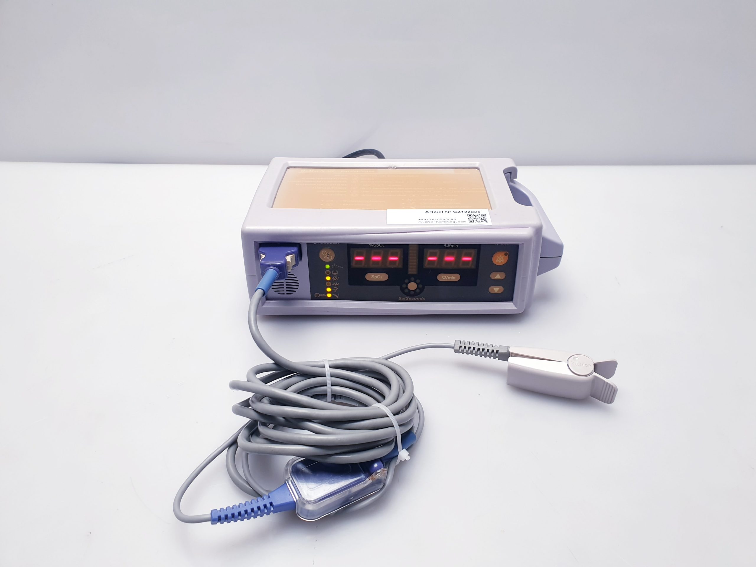 Nellcor N-560 Pulsoximeter 100-240 V 5060 Hz thumbnail 3