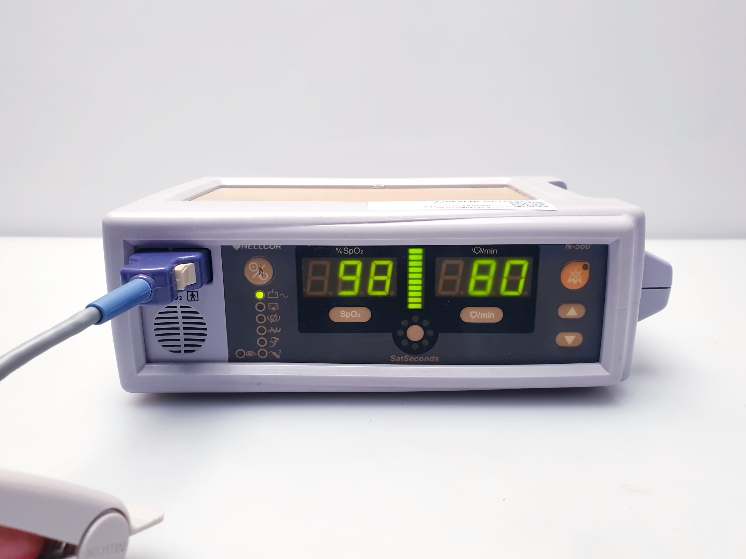 Nellcor N-560 Pulsoximeter 100-240 V 5060 Hz thumbnail 5