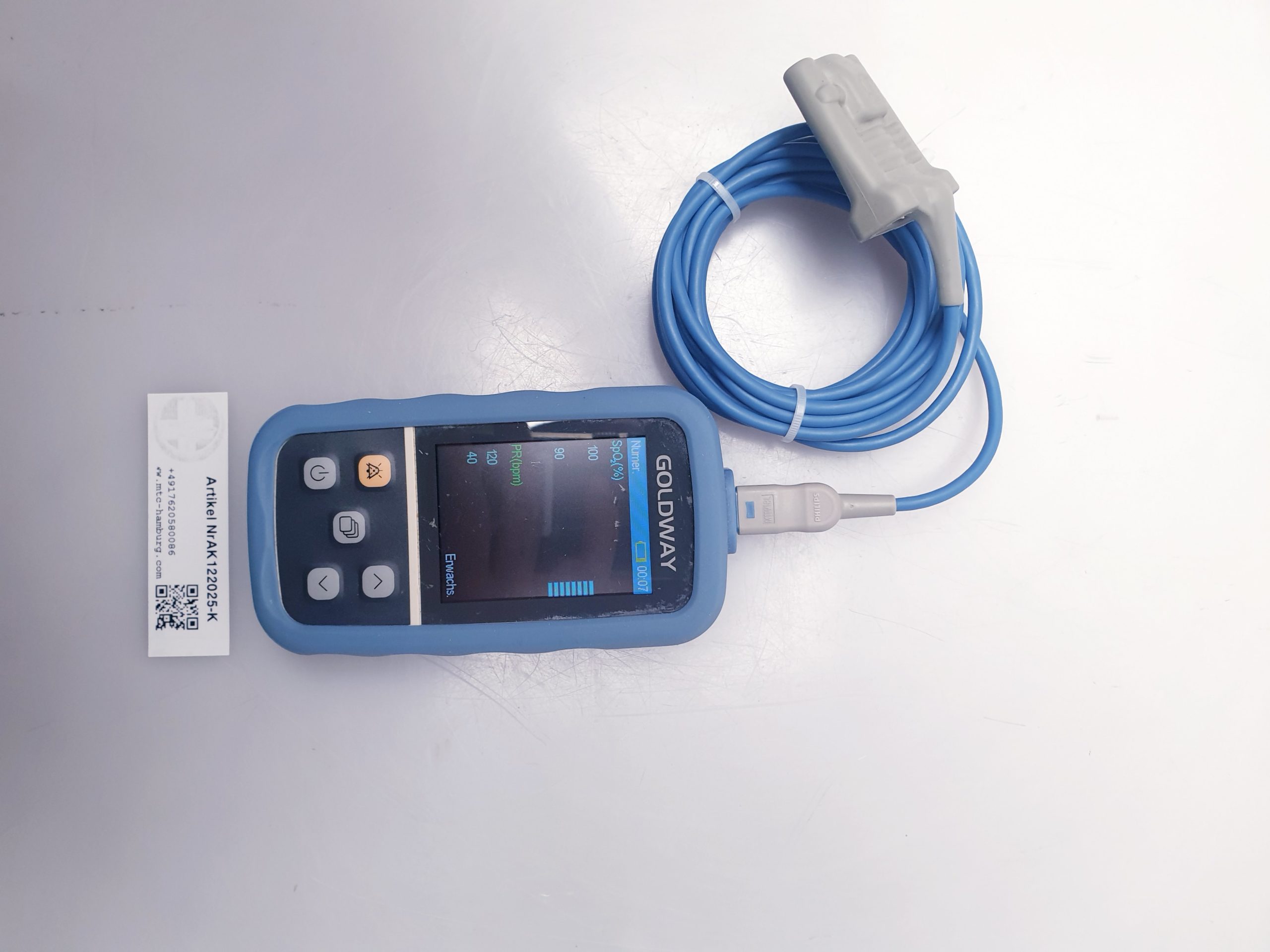 Goldway Pulsoximeter G3 mit Fingersensor thumbnail 3