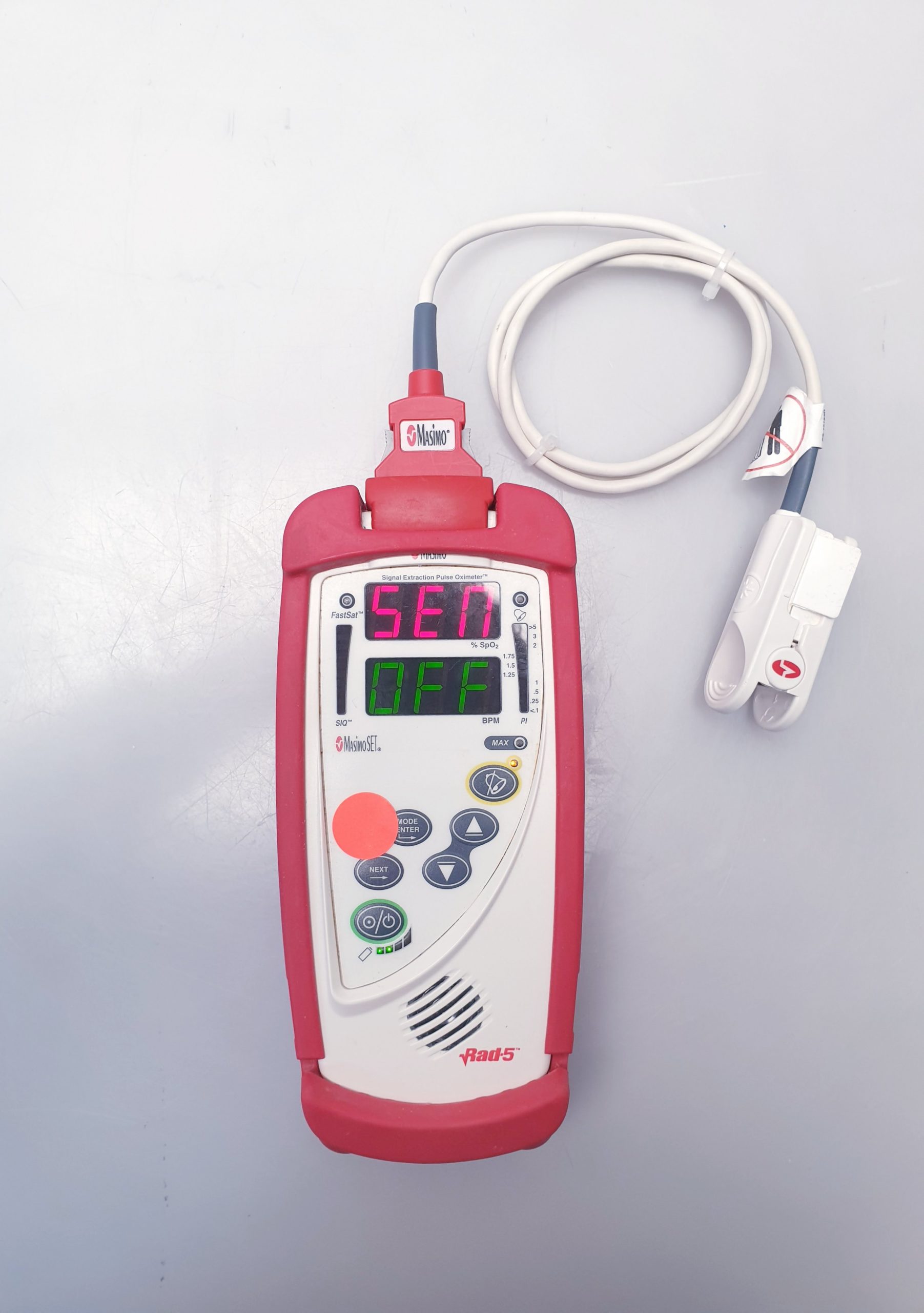 Masimo Rad-5 Mobiles Pulsoximeter mit Fingersensor thumbnail 3