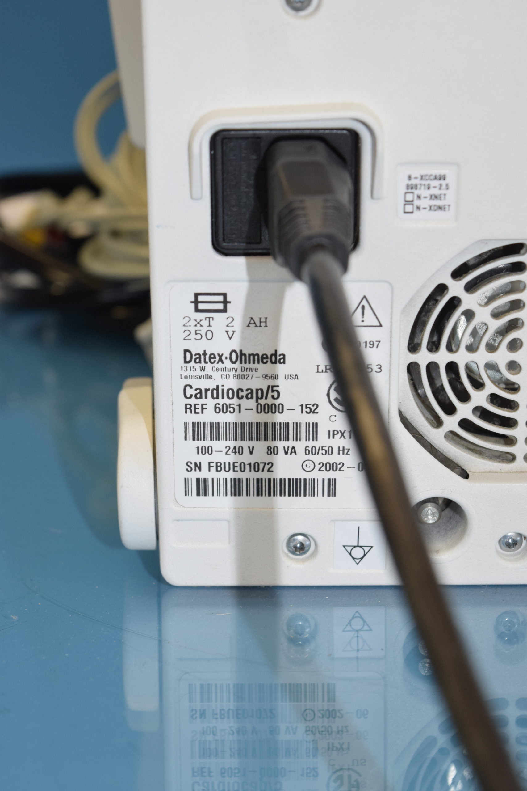 Datex-Ohmeda Cardiocap 5 CARDIOCAP5 Überwachungsmonitor mit Zubehör – defekt thumbnail 15