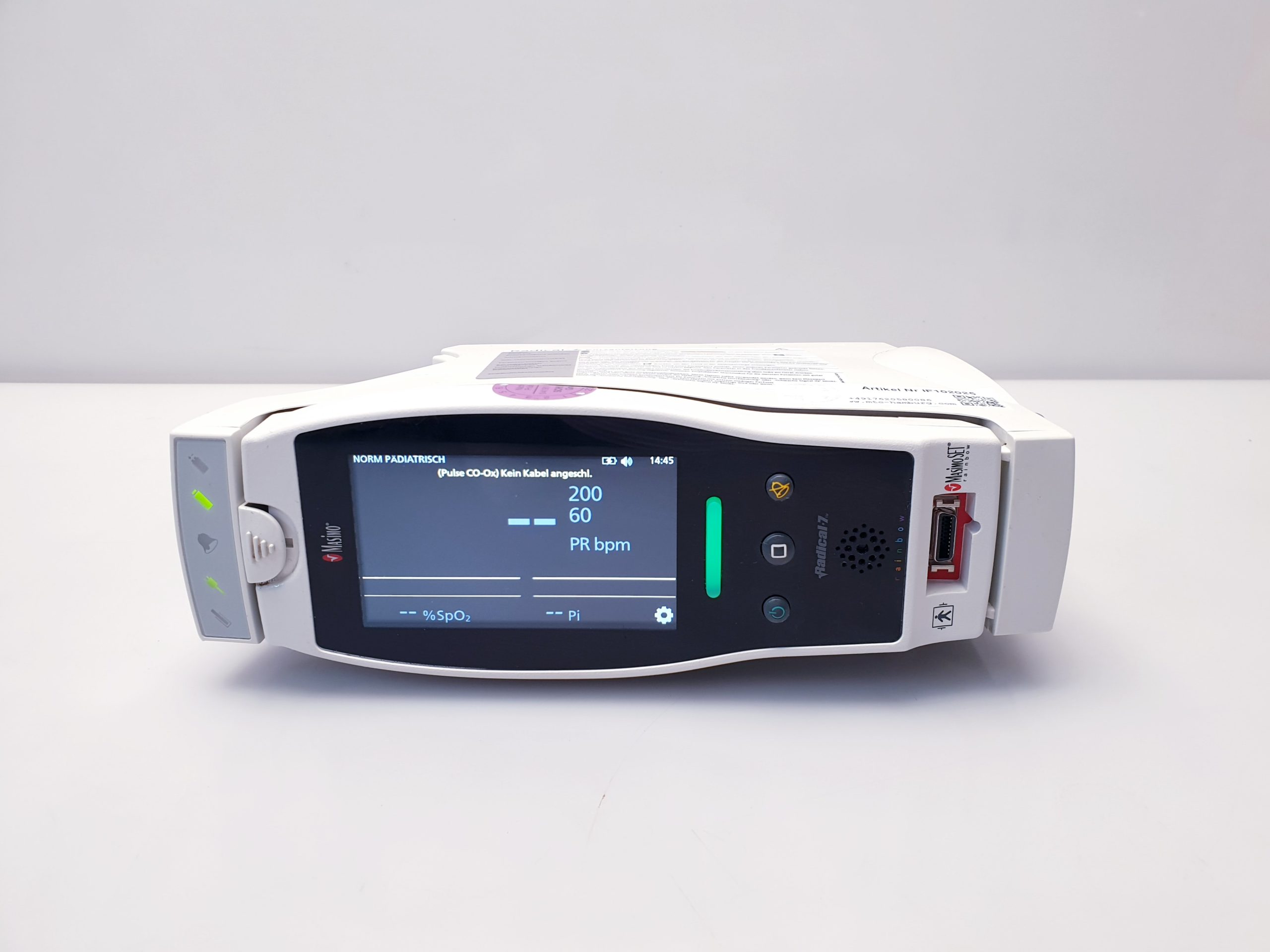 Masimo Radical 7 Masimo Set Radical 7 Bedienteil Signalextraktion Puls CO-Oximeter Patientenmonitor — image 1 of 11