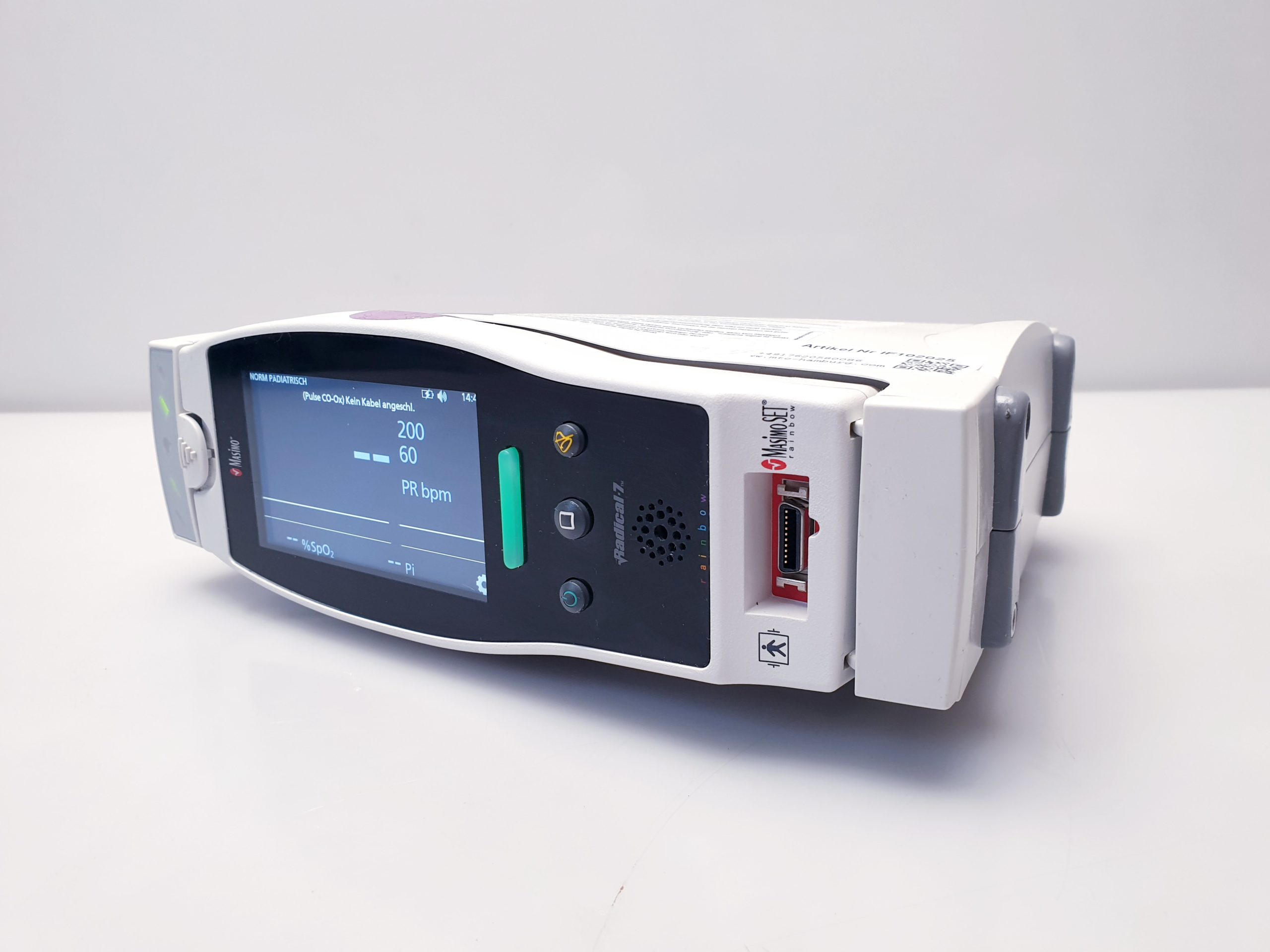Masimo Radical 7 Masimo Set Radical 7 Bedienteil Signalextraktion Puls CO-Oximeter Patientenmonitor thumbnail 6