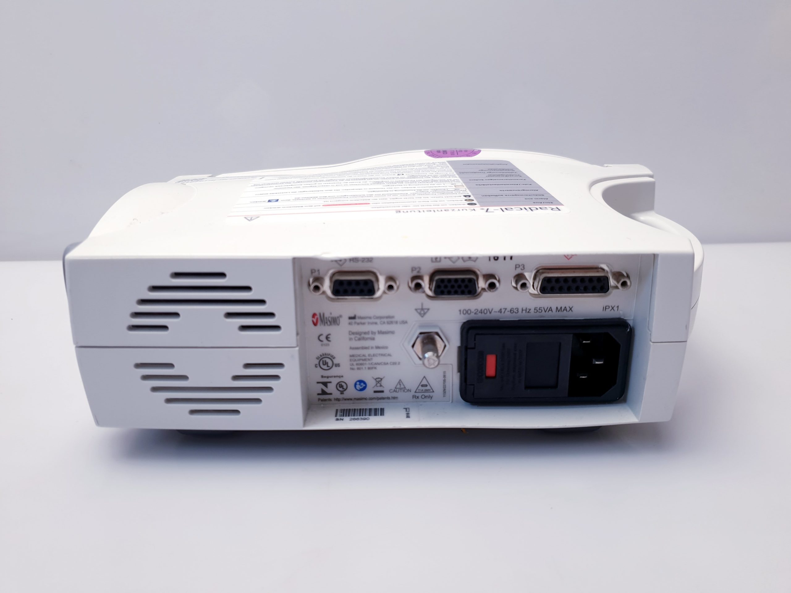 Masimo Radical 7 Masimo Set Radical 7 Bedienteil Signalextraktion Puls CO-Oximeter Patientenmonitor thumbnail 10