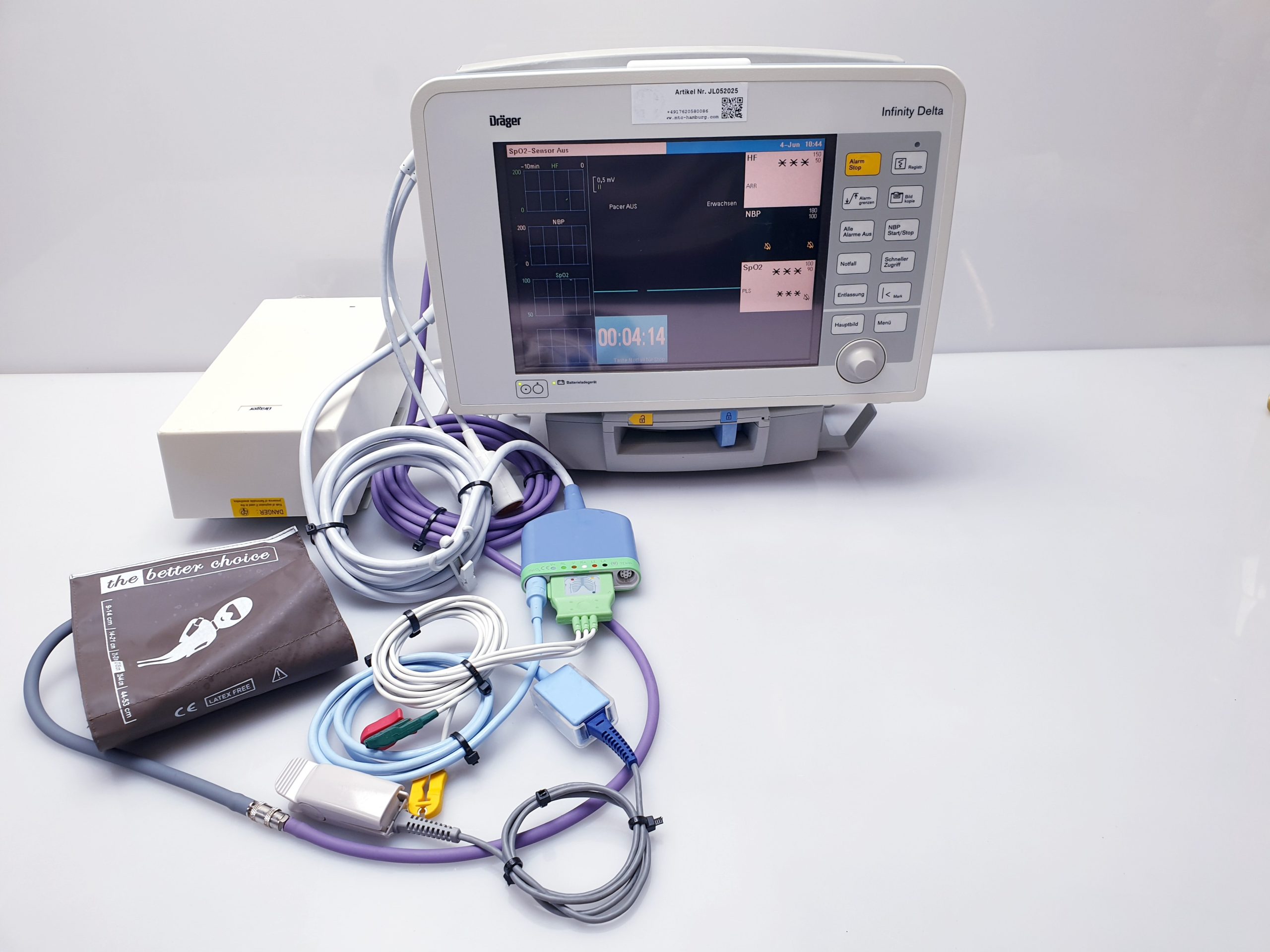Dräger infinity Delta Patienten Monitor – Überwachungsmonitor thumbnail 2