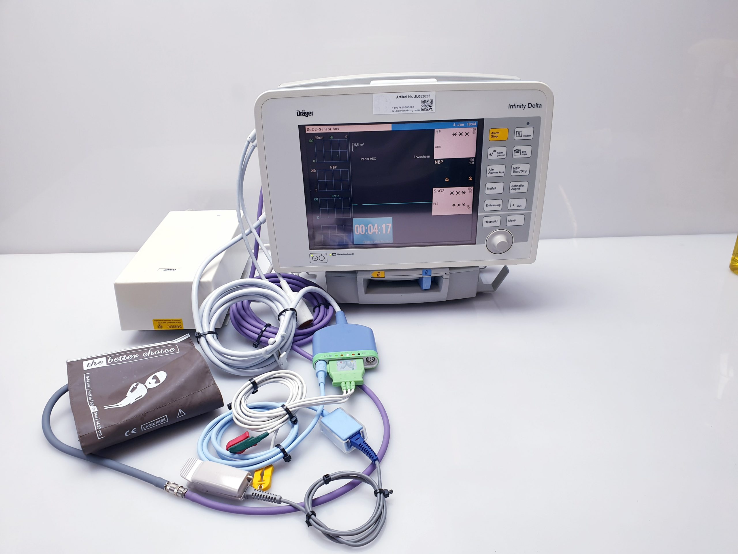 Dräger infinity Delta Patienten Monitor – Überwachungsmonitor thumbnail 3