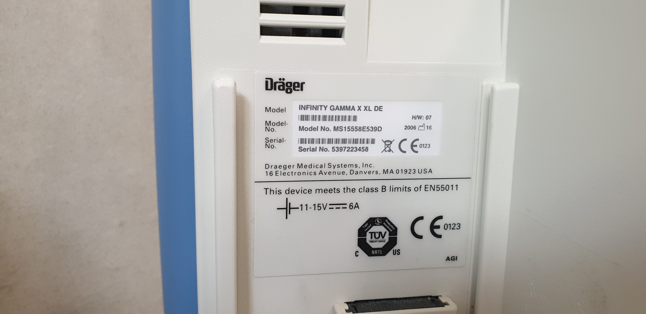 Dräger // Draeger Infinity Delta XL mit Netzteil und multimedkabel , … thumbnail 7