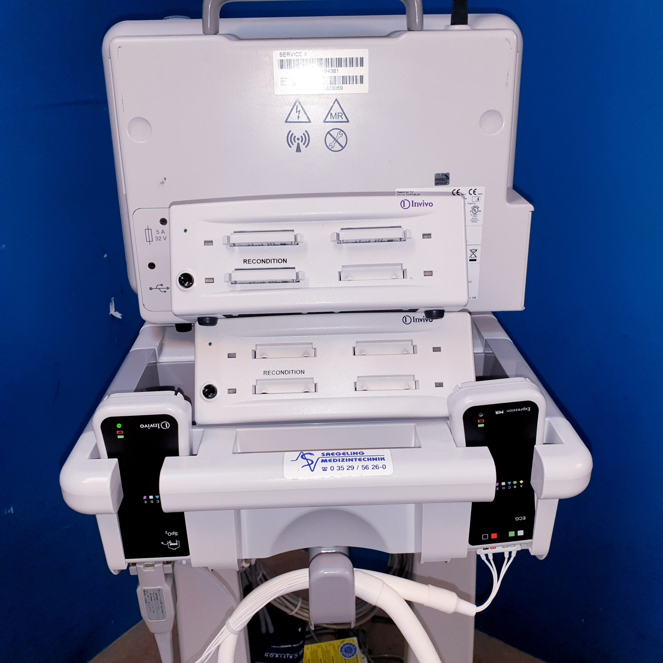Philips Invivo Expression MRI Monitor, Überwachungsmonitor mit Zubehör thumbnail 12