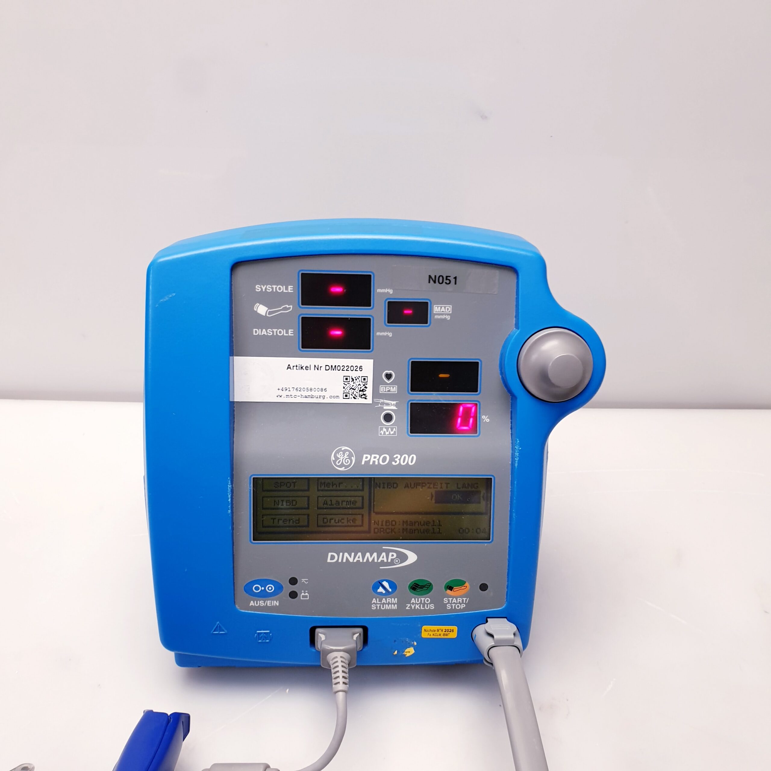 GE Healthcare DINAMAP ProCare 300 Vitalfunktionen überwachungsmonitor thumbnail 5