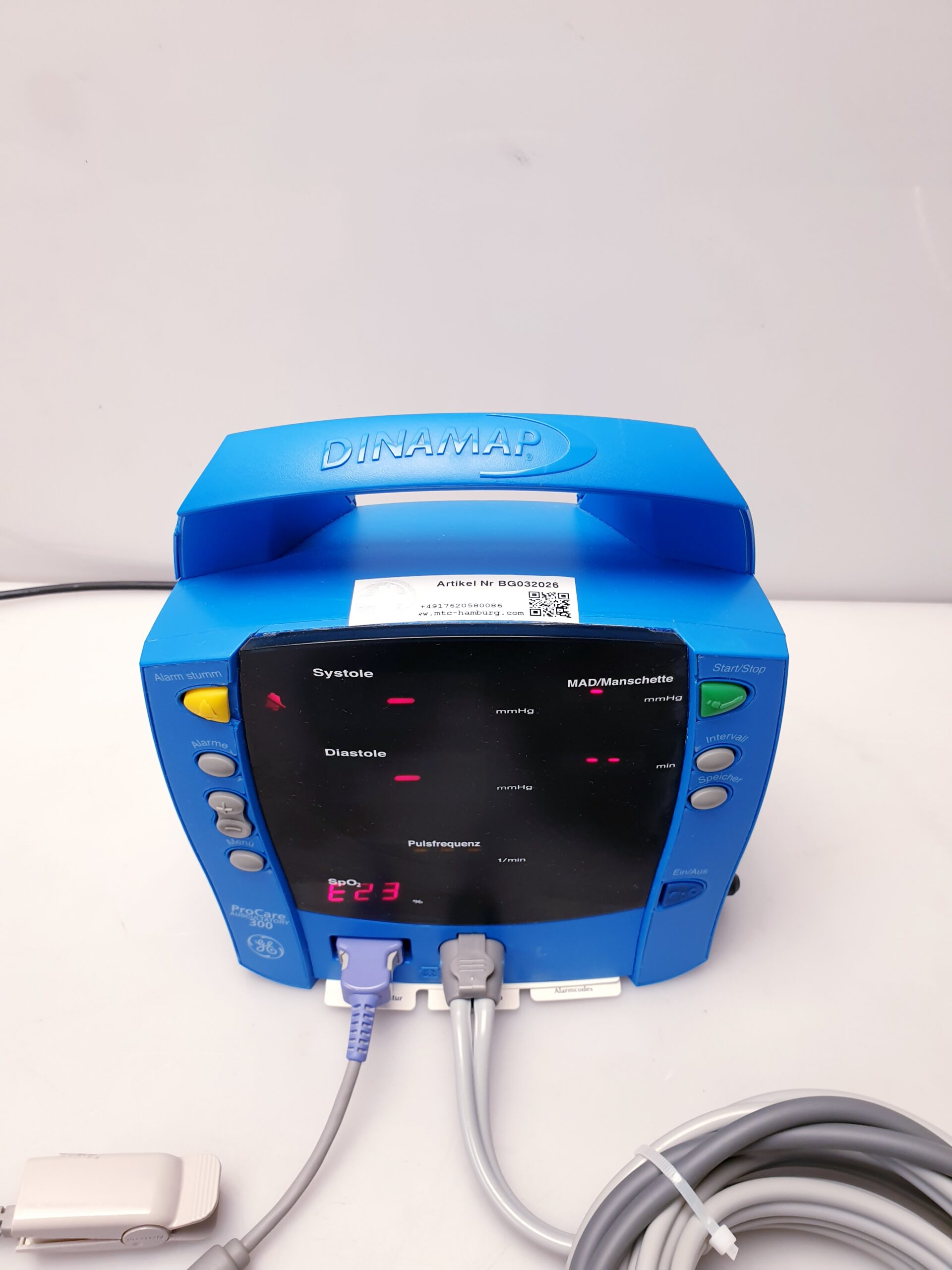 GE Dinamap ProCare Auscultatory 300 Patientenmonitor mit Zubehör thumbnail 5
