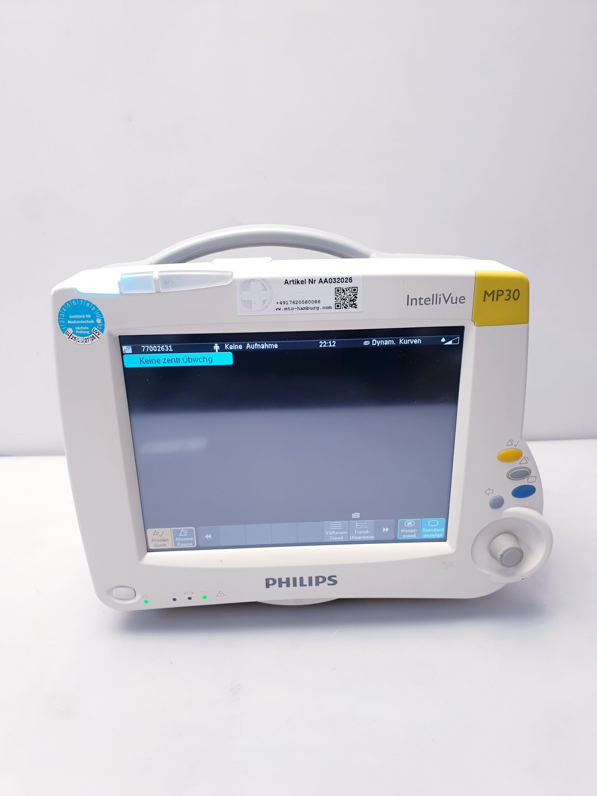 Philips IntelliVue MP30 MP 30 Patientenmonitor Überwachungsmonitor thumbnail 4
