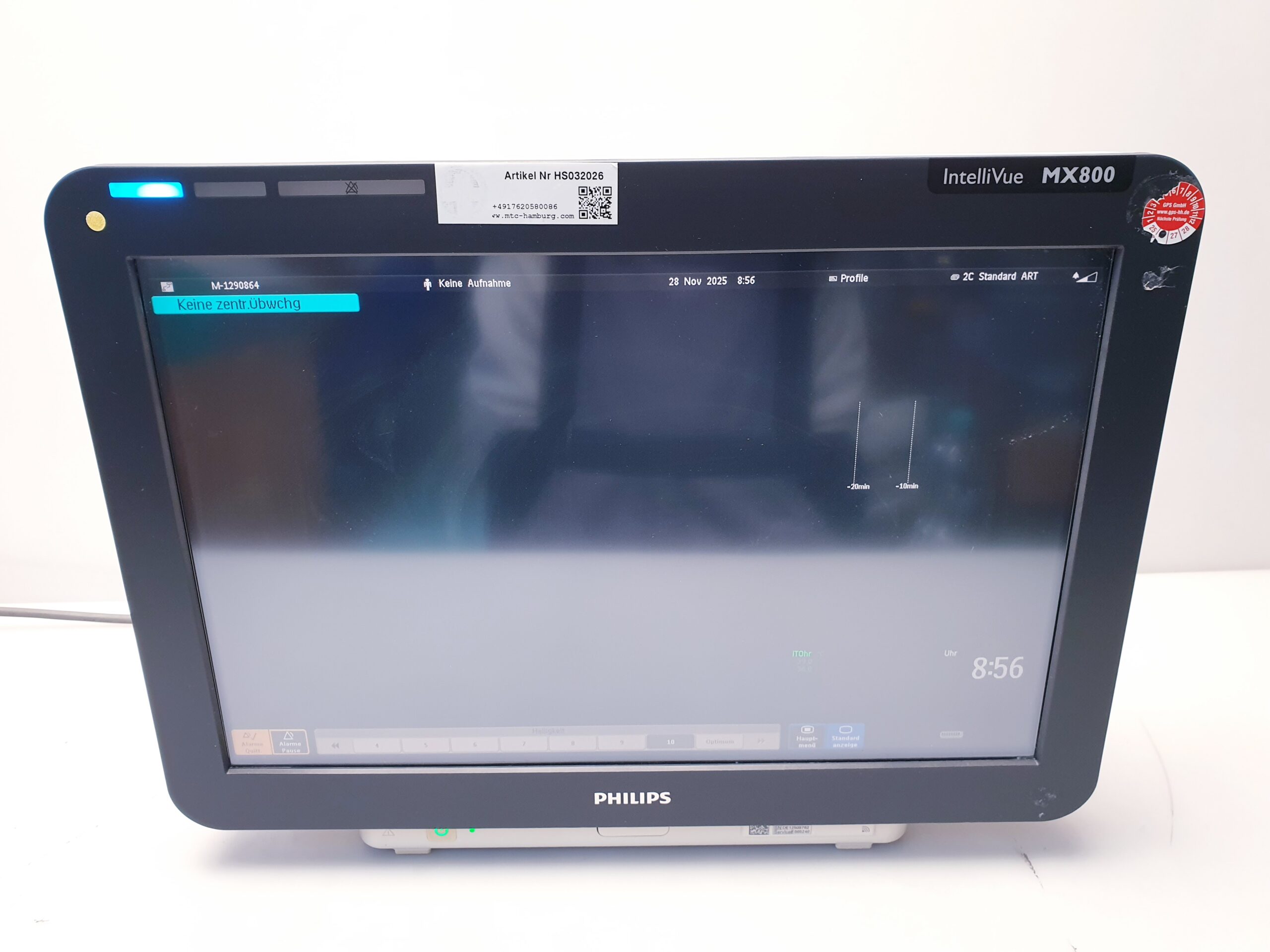 Philips IntelliVue MX800 Überwachungsmonitor thumbnail 3