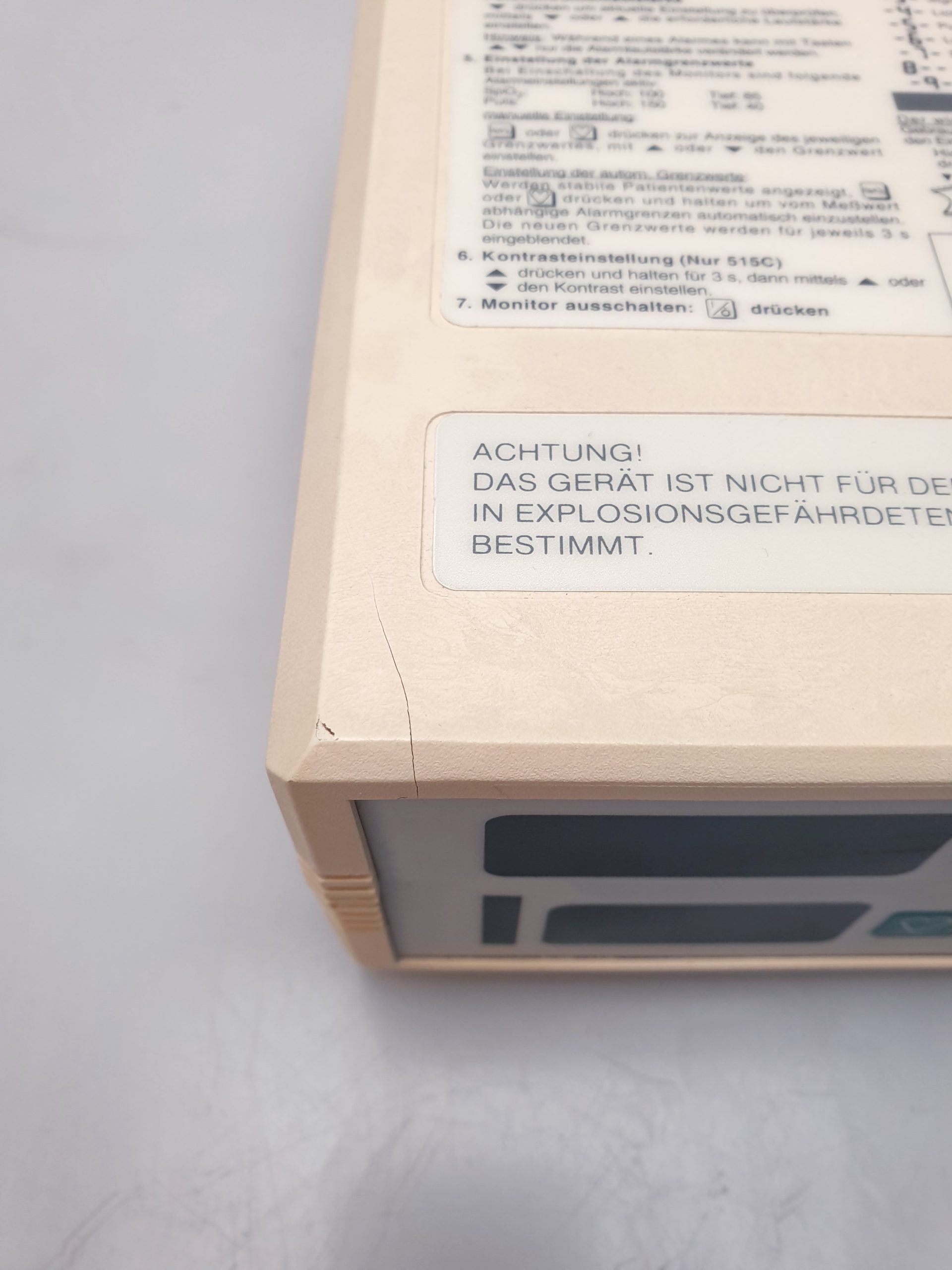 NOVAMETRIX 515B 515 B Pulseoxymeter mit Fingersensor thumbnail 10