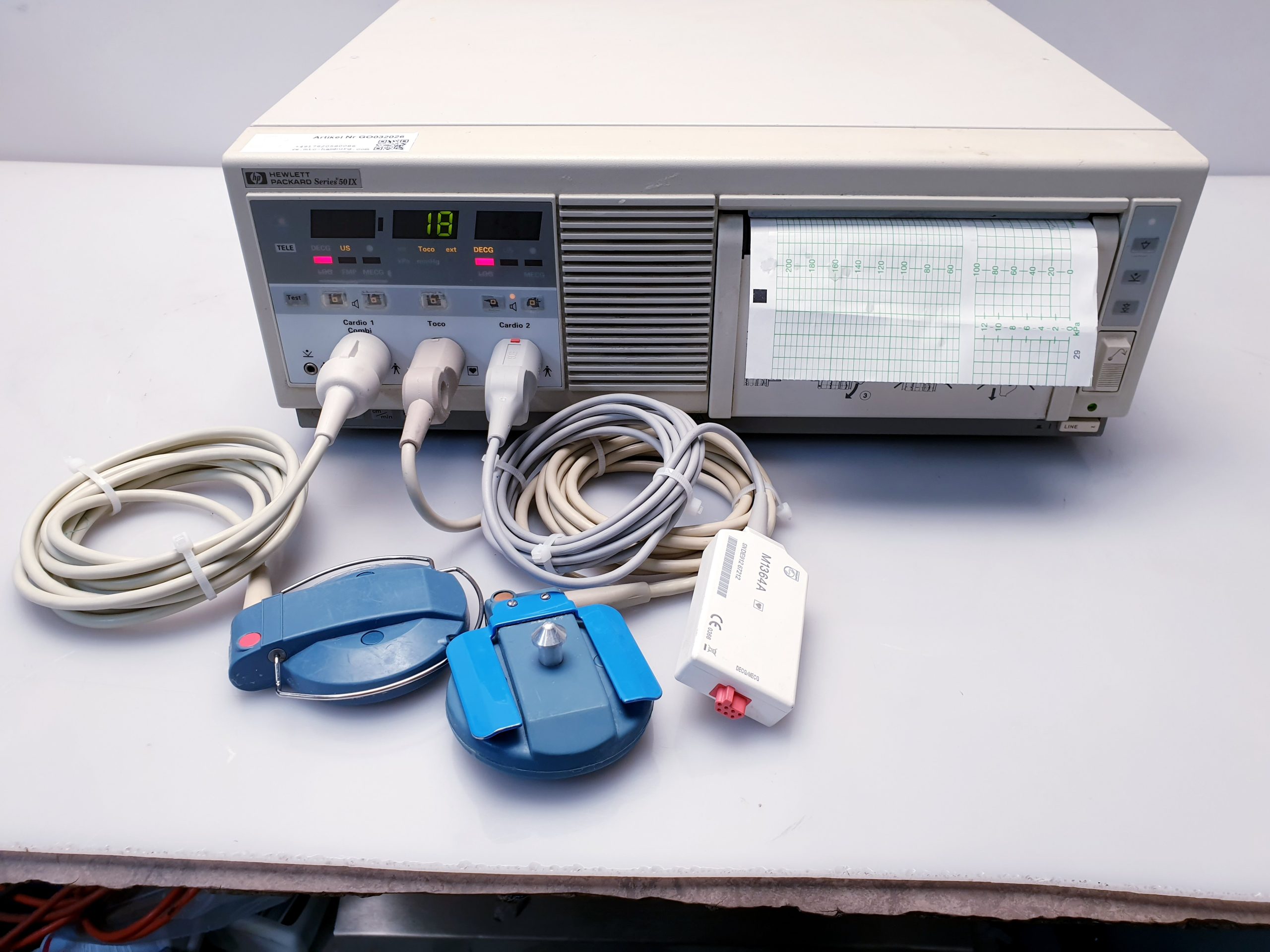 Philips Series 50XM – Fetal Monitor – mit Toco und US Sonden thumbnail 2
