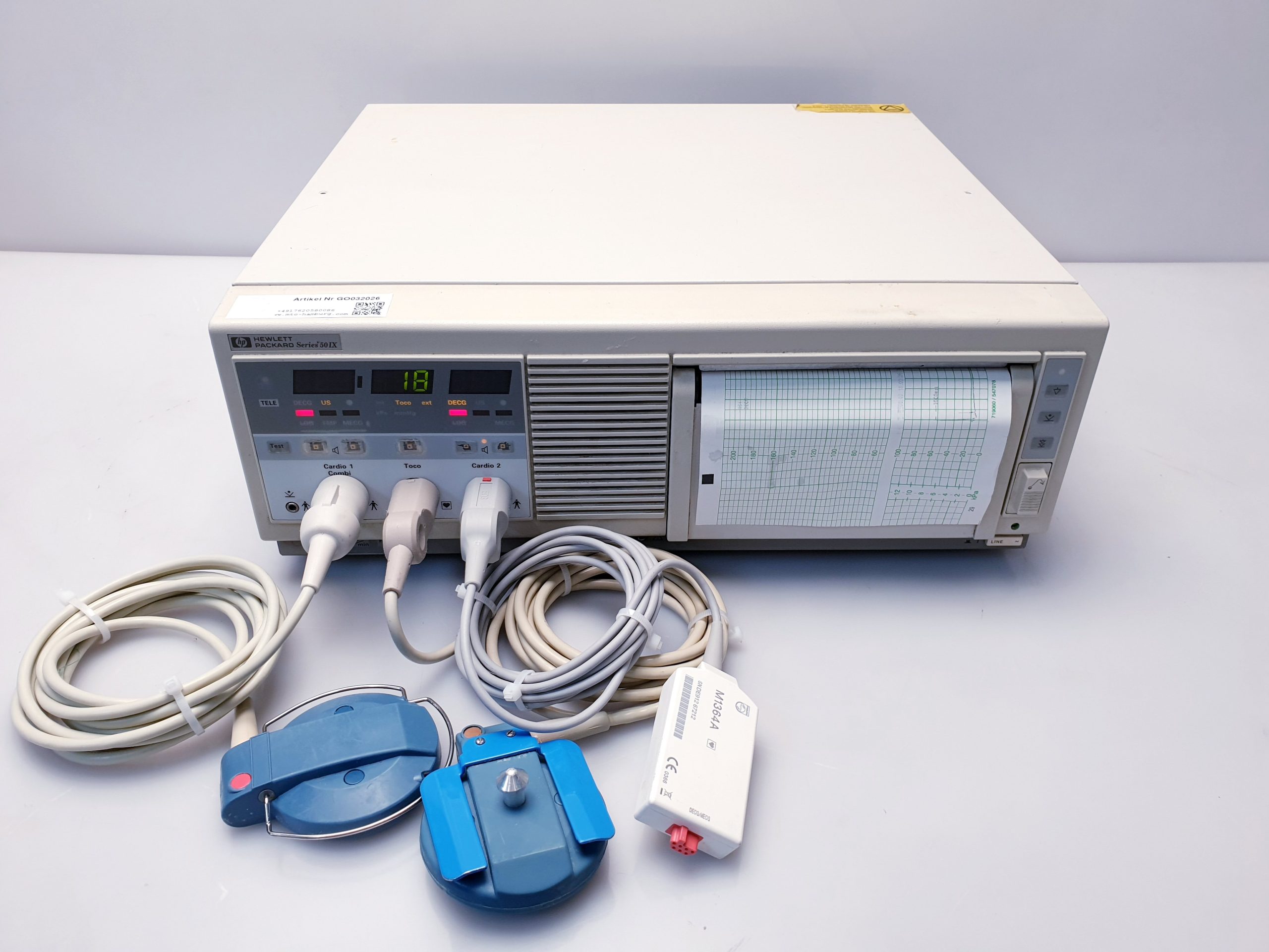 Philips Series 50XM – Fetal Monitor – mit Toco und US Sonden thumbnail 14