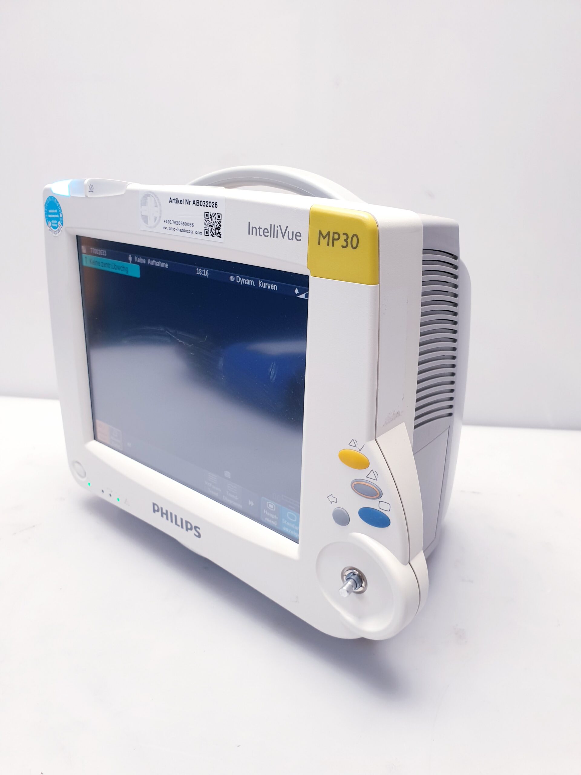 Philips MP 30 MP30 IntelliVue Monitor Überwachungsmonitor Drehknopf fehlt thumbnail 3