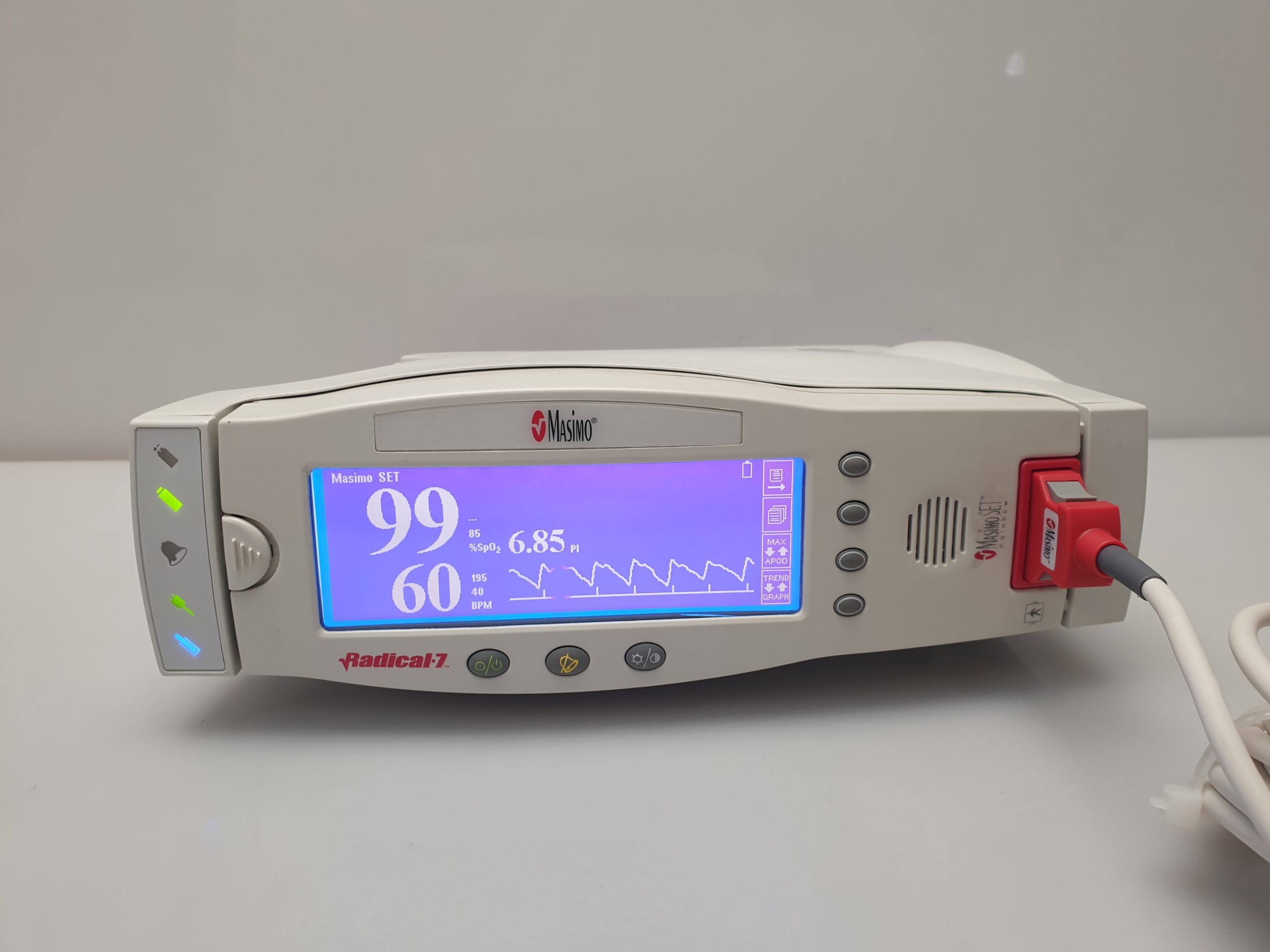 Masimo Pulsoximeter Monitor Radical 7 SpO2 Monitor thumbnail 7