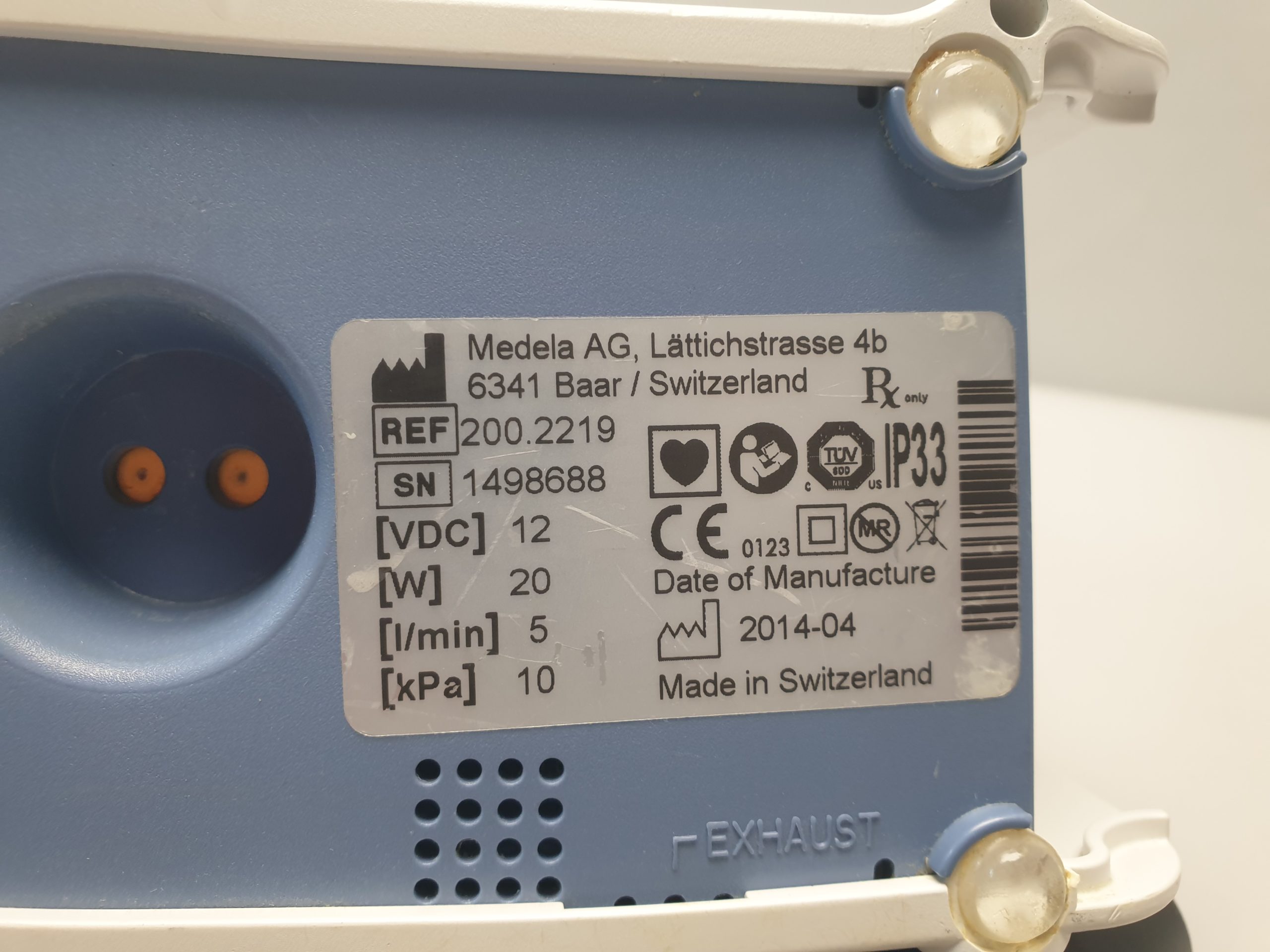 Medela 200.2219 Thopaz Thorax Drainage Low Vacuum Low Flow thumbnail 11