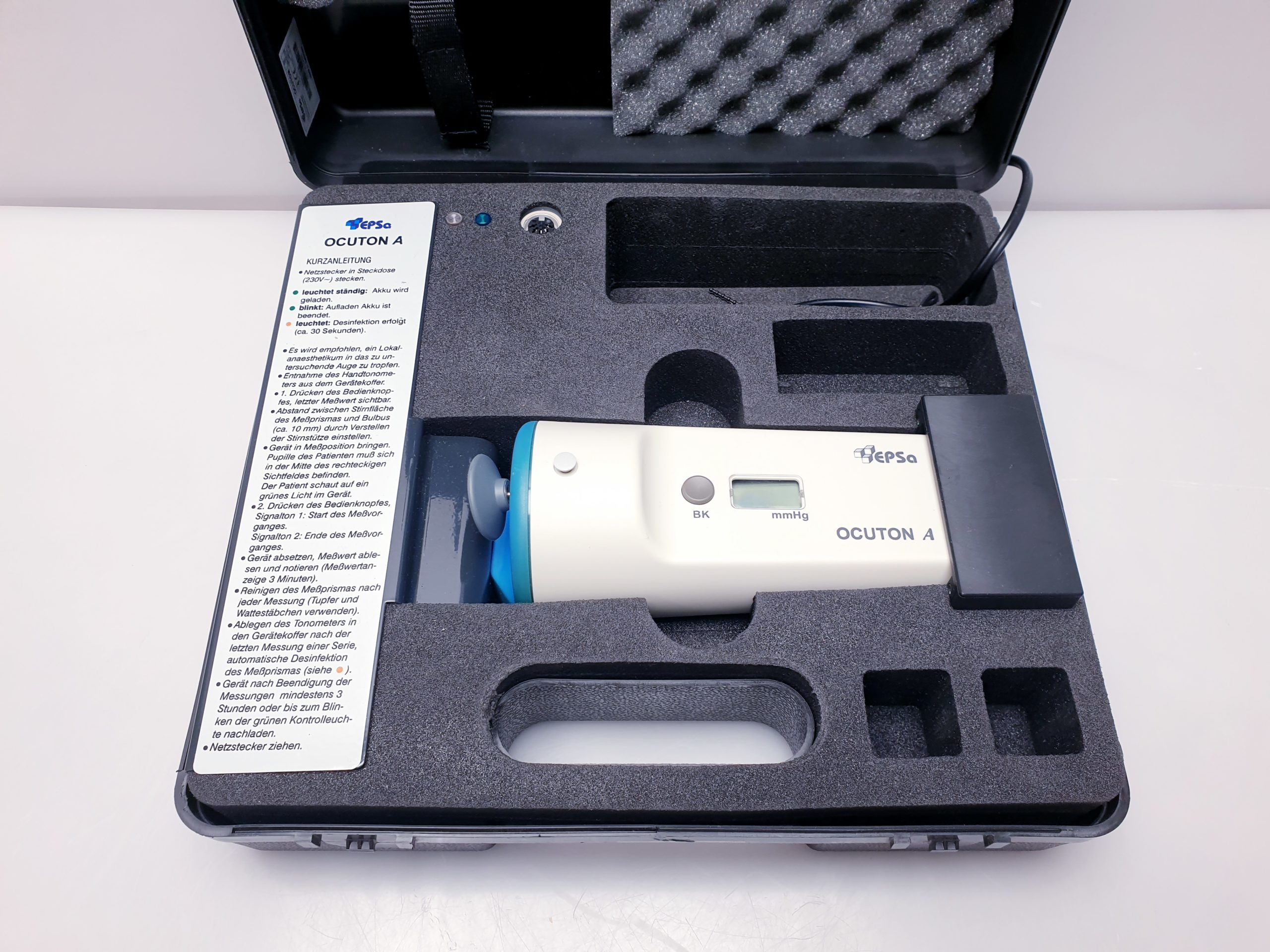 Epsa Ocuton S Hand Tonometer Selbsttonometer mit Koffer thumbnail 2