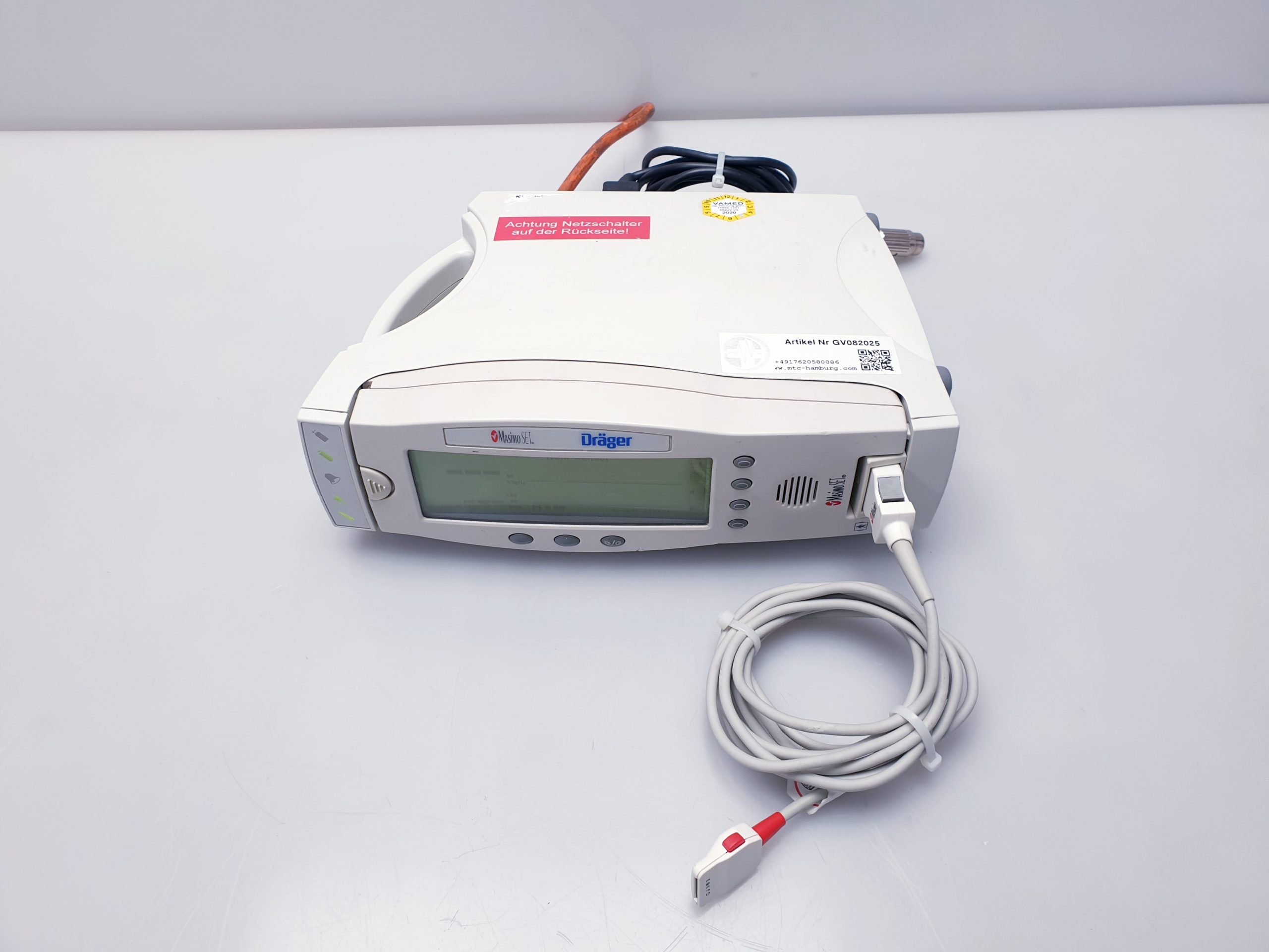 MASIMO SET Rainbow SpO2 Pulsoximeter thumbnail 5