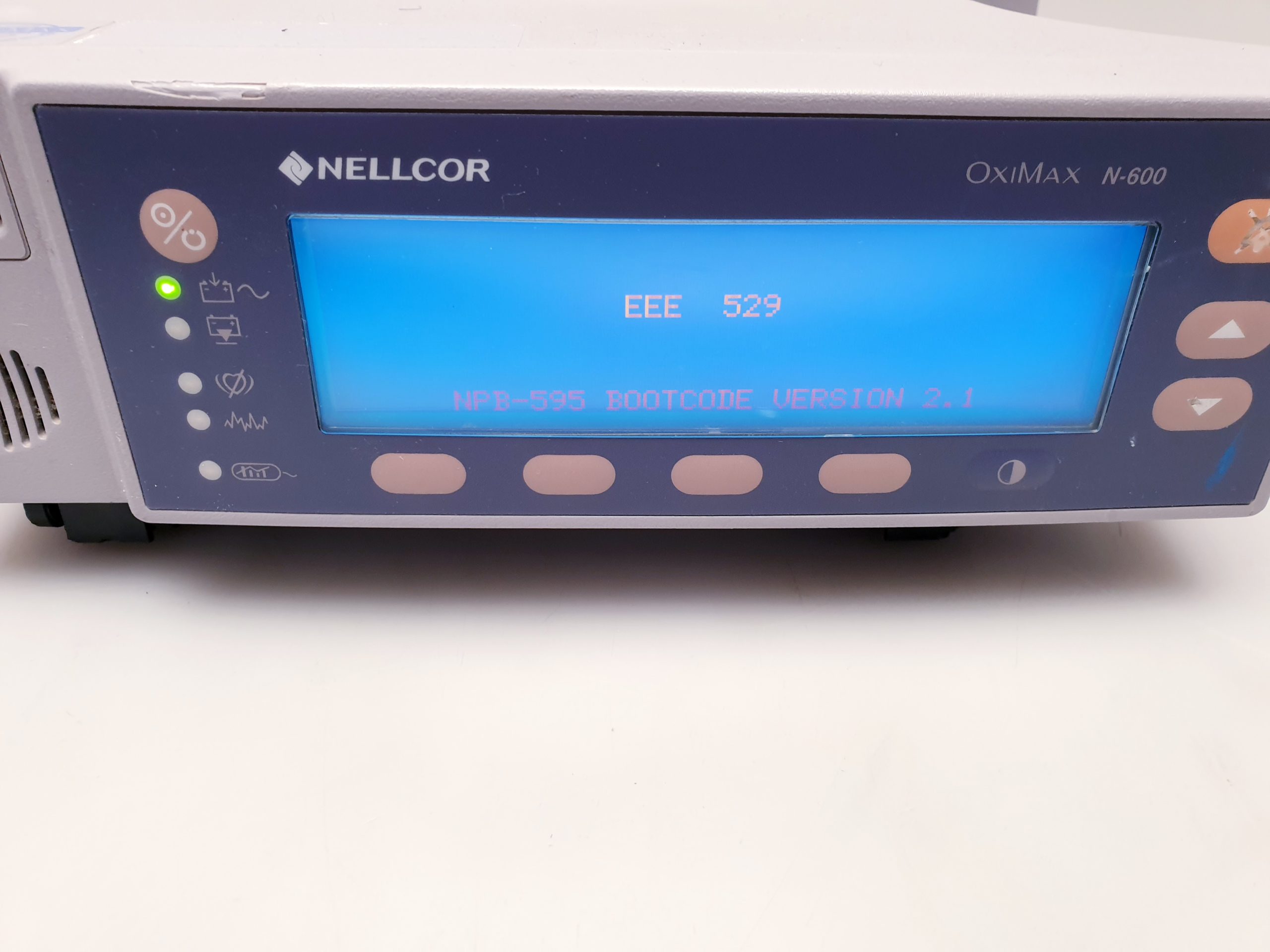 Nellcor N-600 Pulse Oximeter Oxymeter OxiMax – Fehlercode EEE559 thumbnail 5