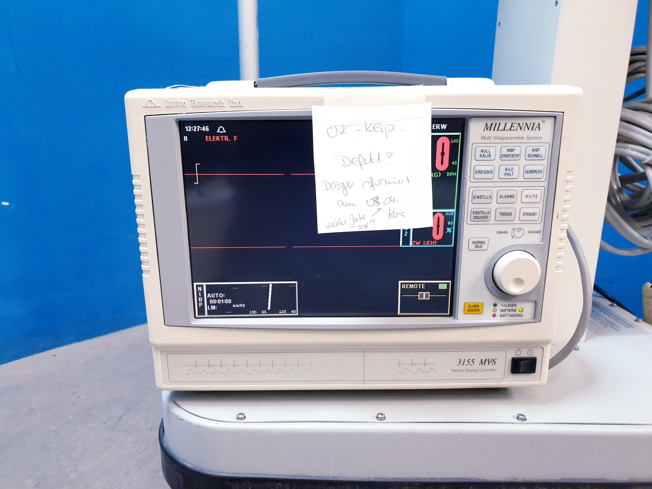 Invivo 3150 MRI Patient Monitor mit Zubehör thumbnail 7