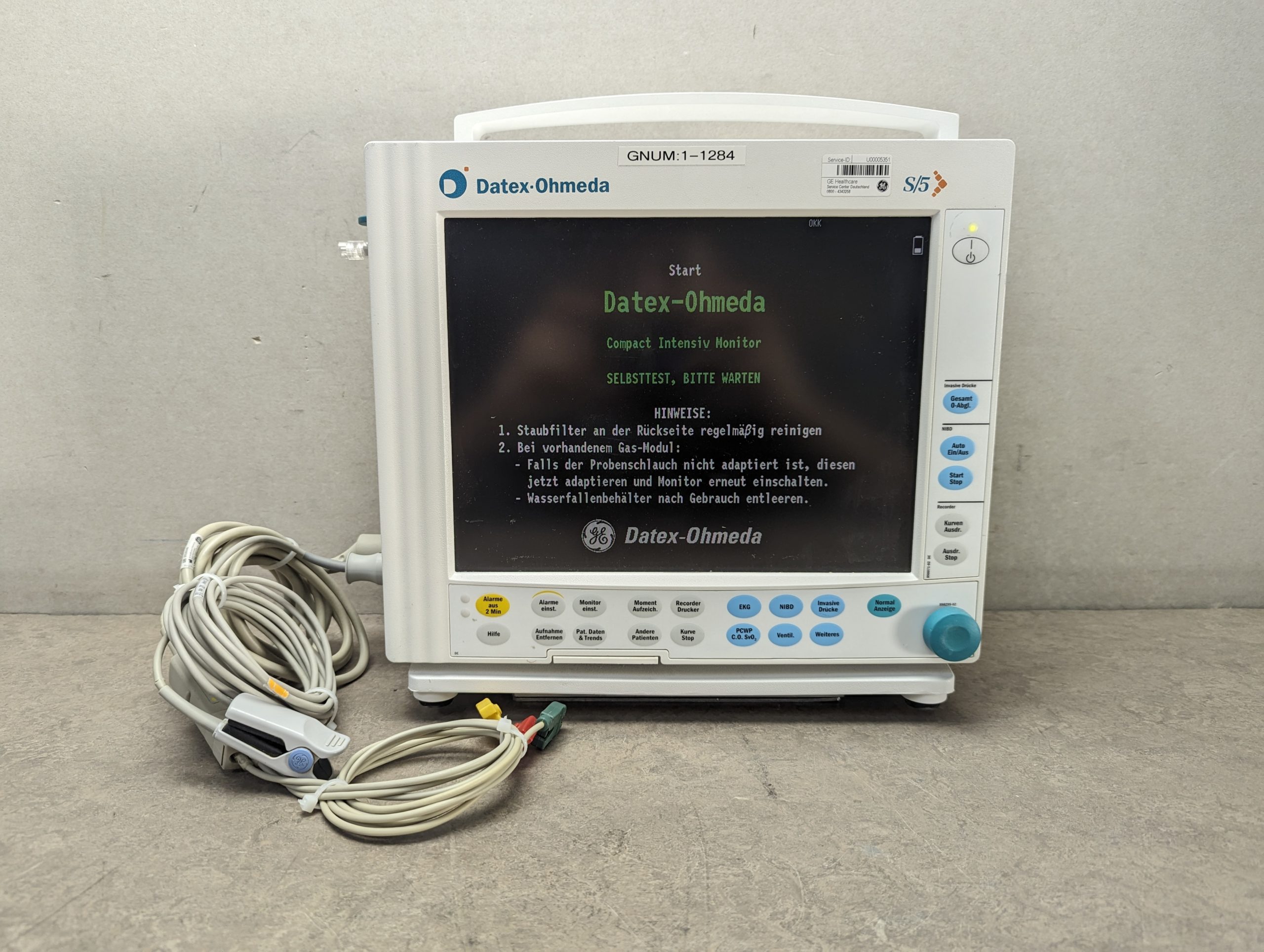 Datex Ohmeda Monitor + M-mini c Modul -+ M-NESTR thumbnail 3