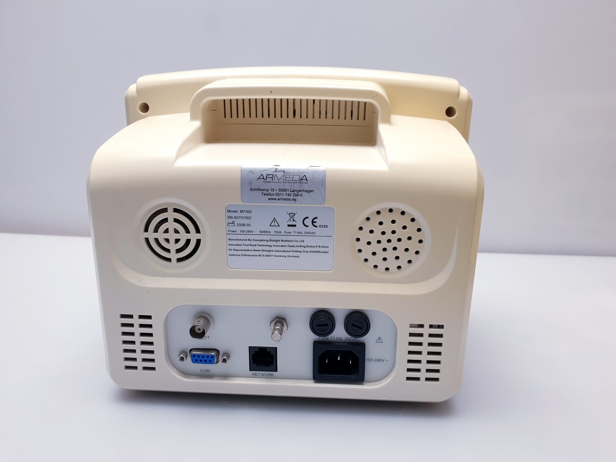 Biolight BLT M7000 Überwachungsmonitor EKG, SpO2, NIBP, Temp, Ohne Zubehör thumbnail 4