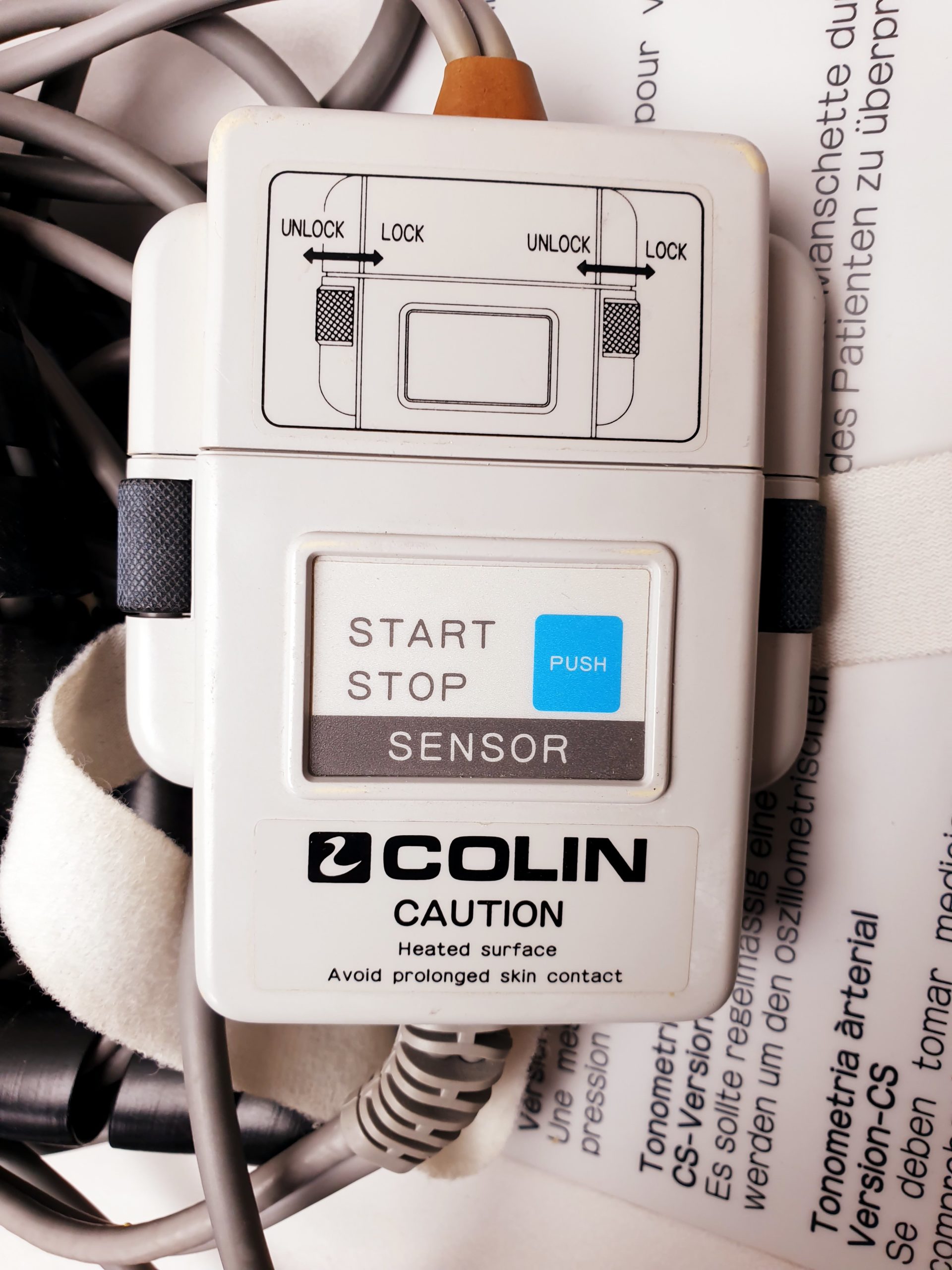 Colin BP-508 Patientenmonitor Vital Signs Monitor ICU ECG NIBP SPO2 Temp thumbnail 9