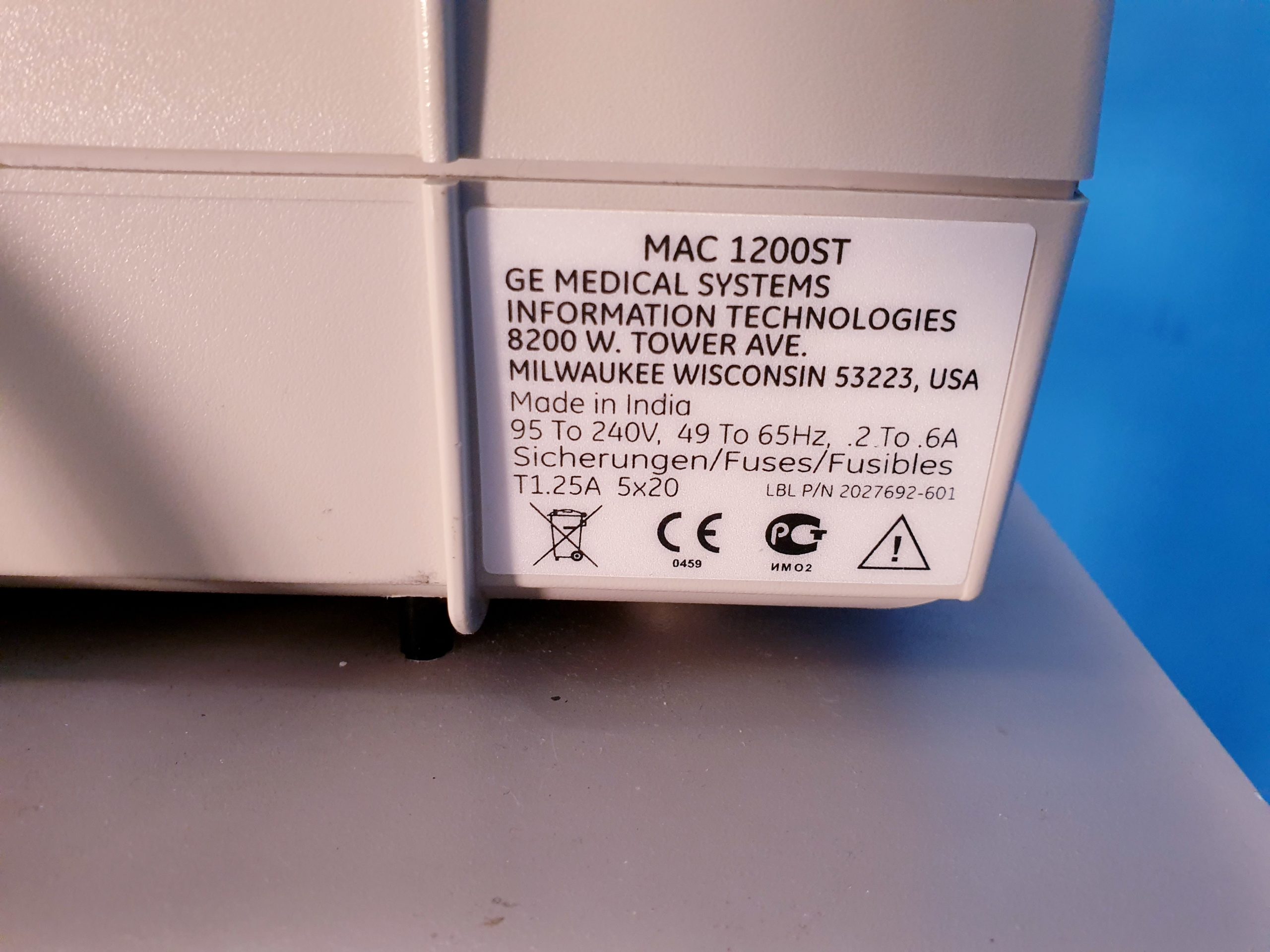 GE MAC1200ST + Sauglanlage 12 Kanal thumbnail 12