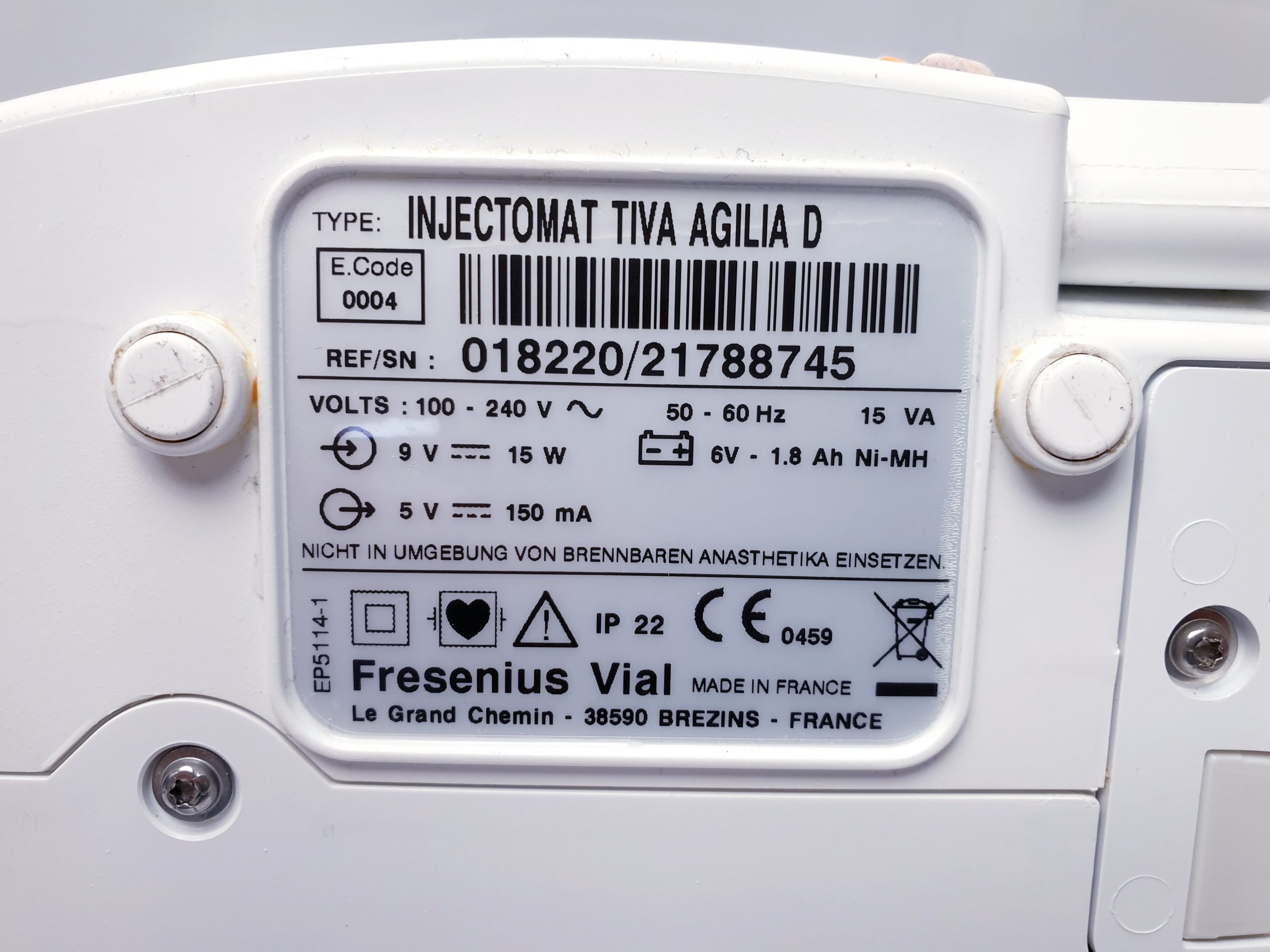Freseniuis KABI Injectomat TIVA Agilia thumbnail 8