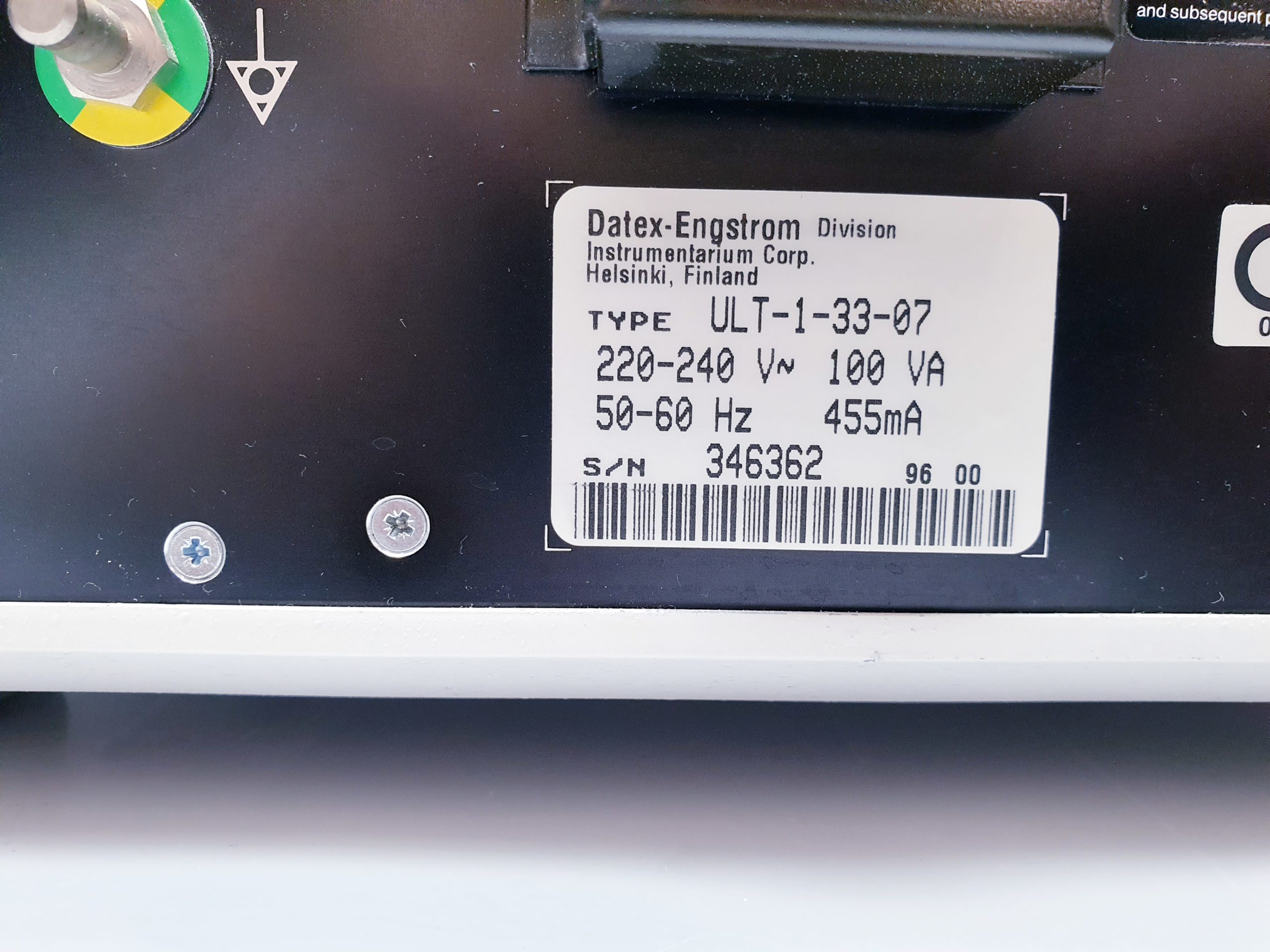 Datex Ultima Gas-Monitor Iso, Hal, Sevo, Enf, Sevo thumbnail 9