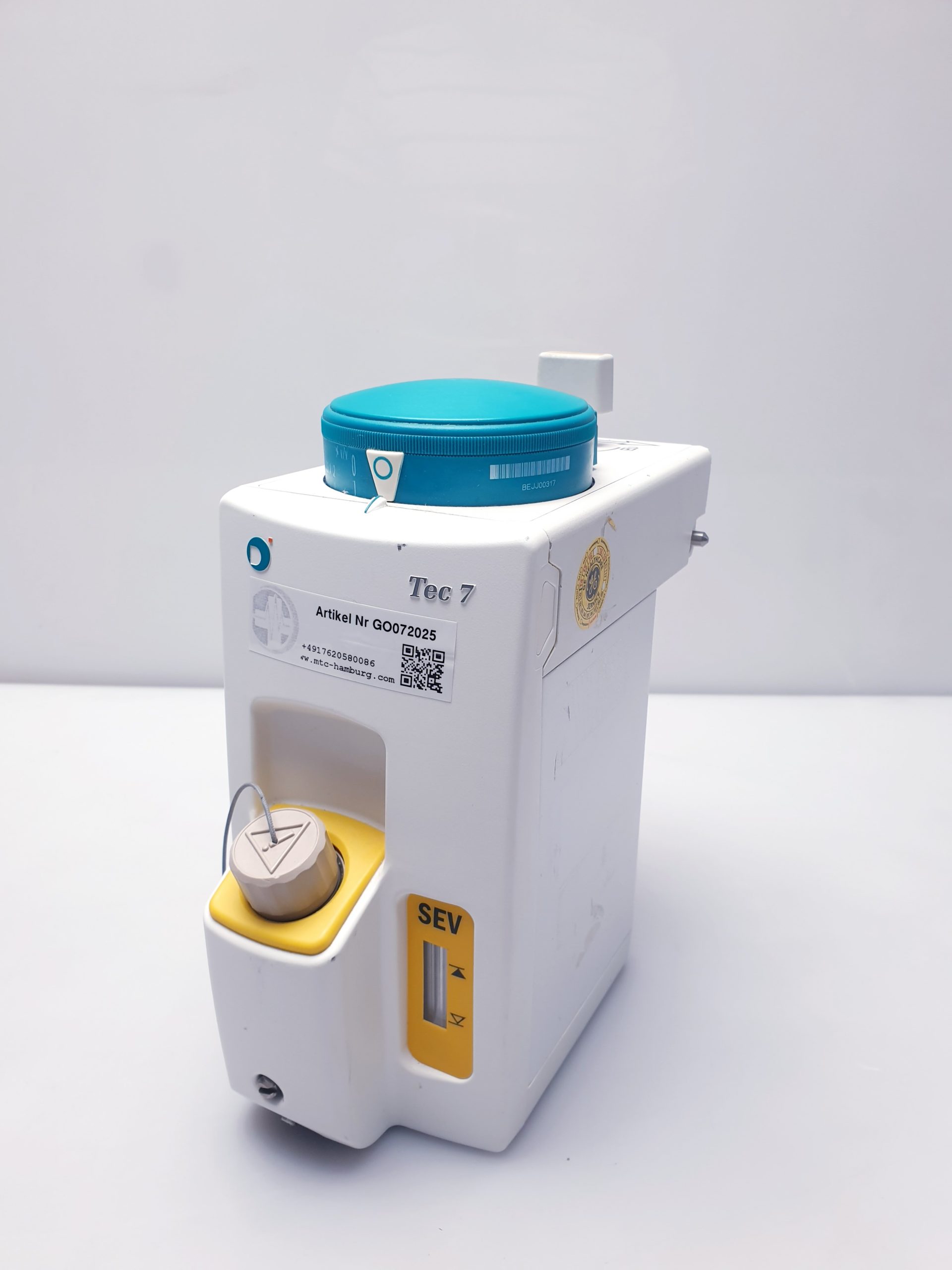 GE Datex Ohmeda TEC 7 – TEC7 – SEV Sevoflurane Vaporizer — image 1 of 7