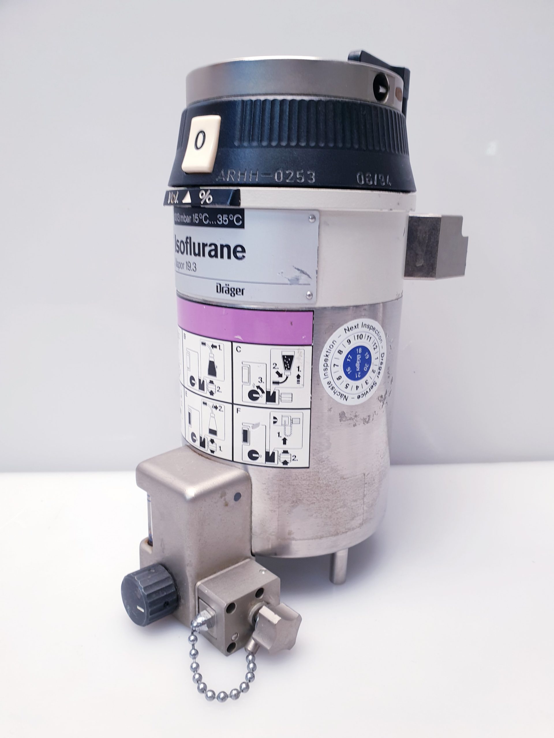 Dräger isoflurane Isofluran 19.3 forane forene Vapor — image 1 of 7