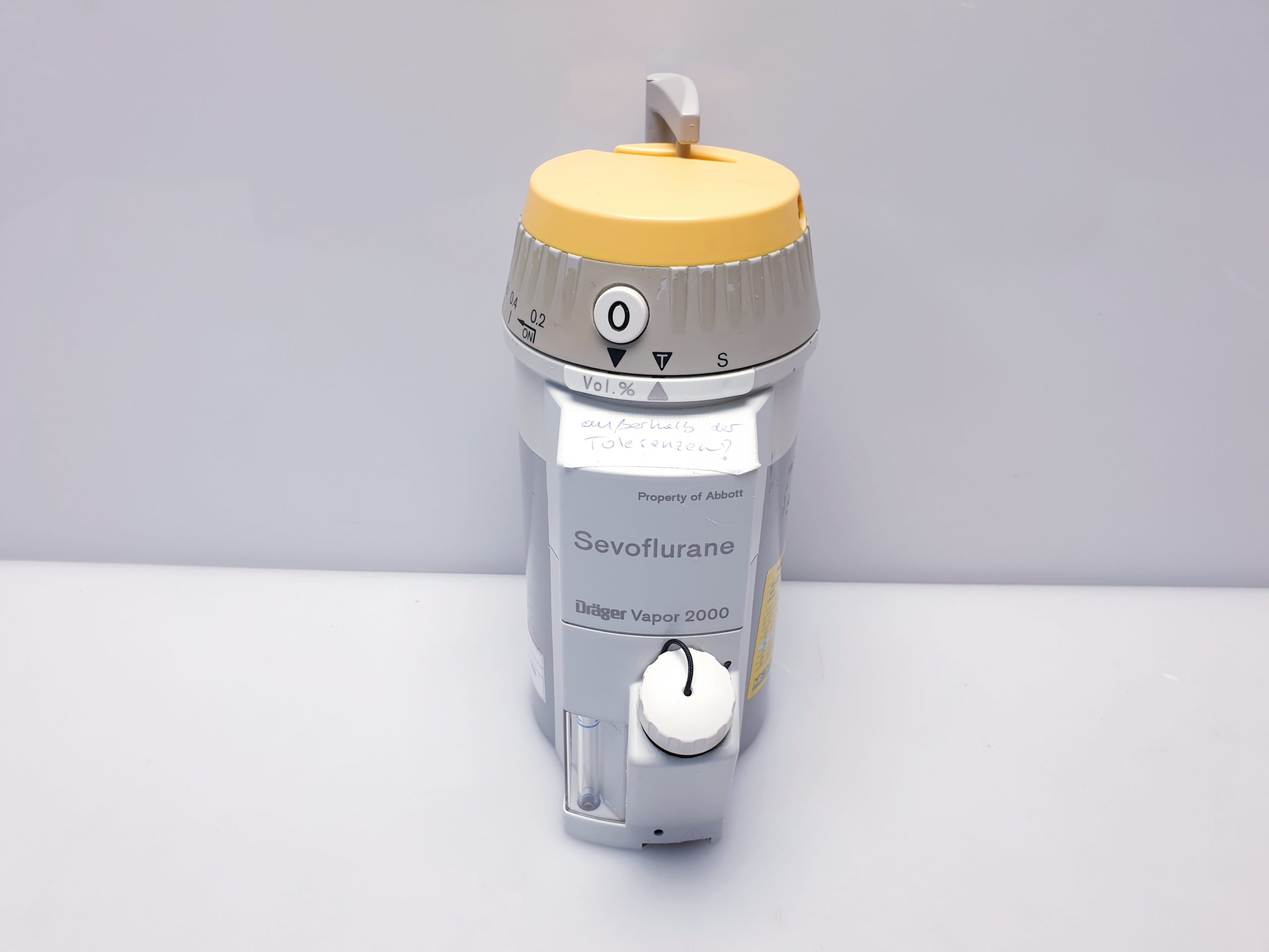 Dräger Vapor 2000 für Sevoflurane Sevorane Vaporiser – Verdampfer thumbnail 3
